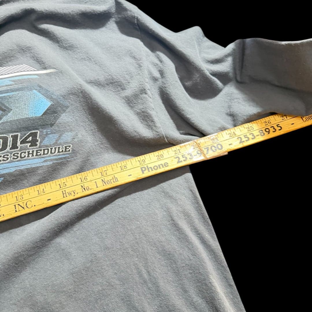 NASCAR Sprint Cup Series 2014 Schedule Long Sleeve T-Shirt - Thumbnail 6