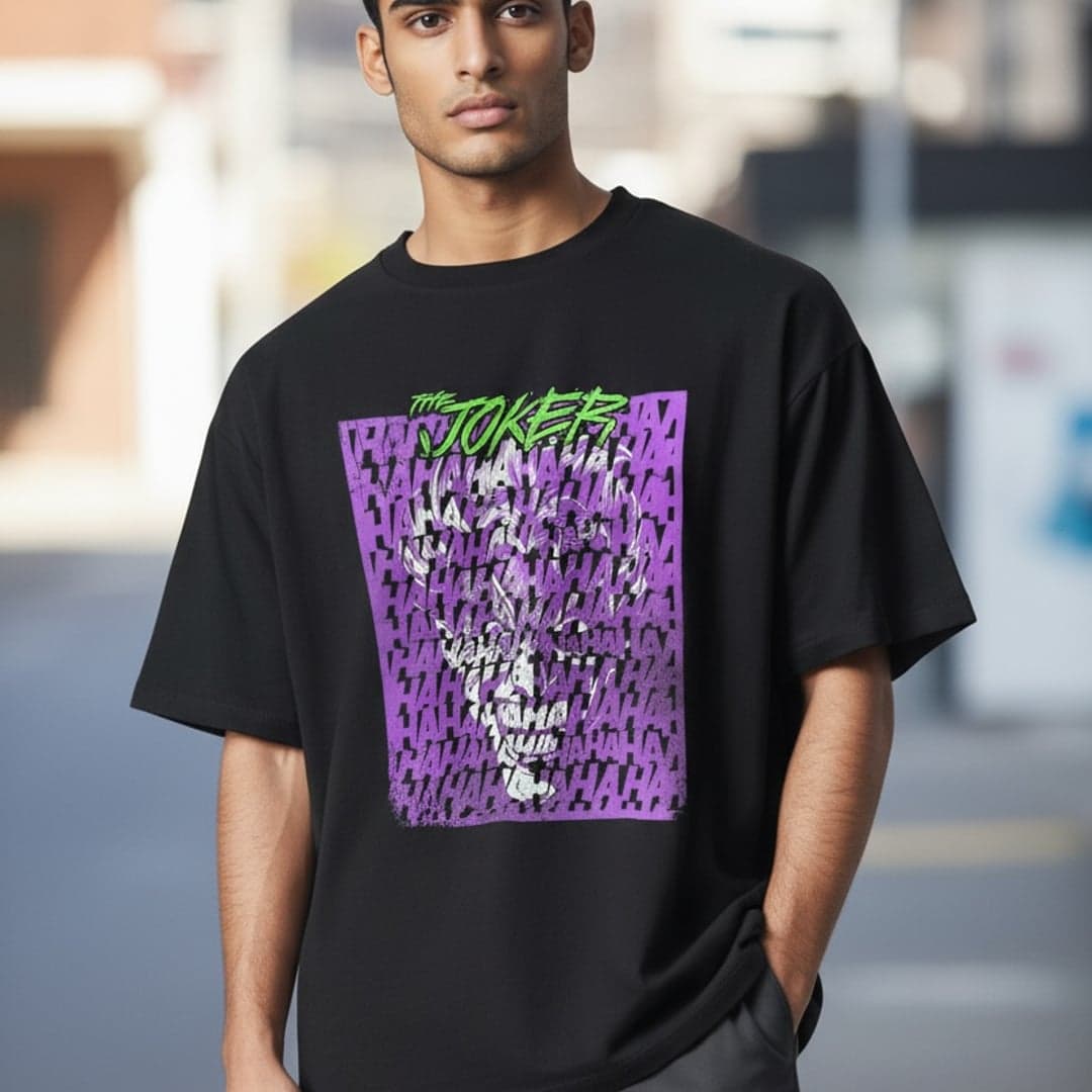 Joker Ha Ha Ha DC Comics Graphic T-Shirt - Thumbnail 2