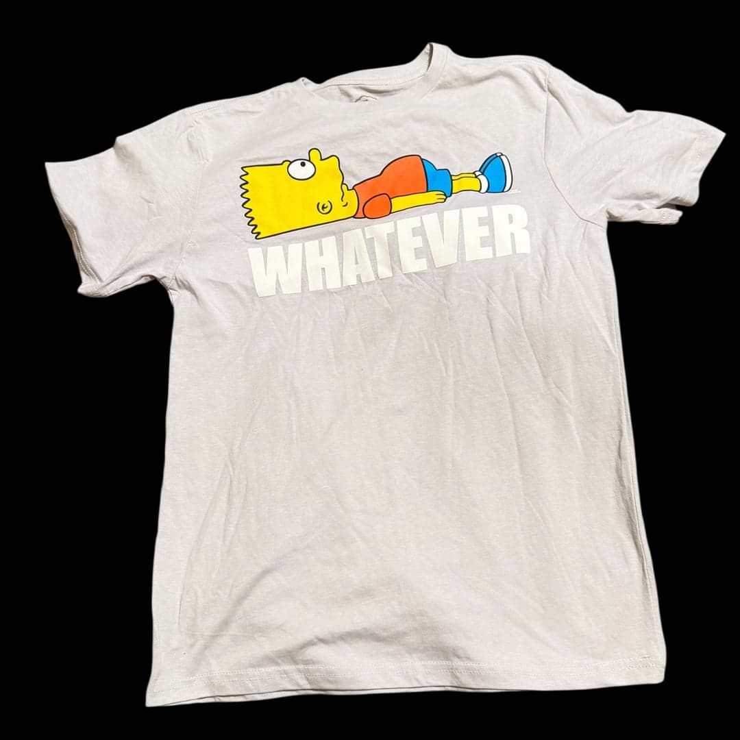 The Simpsons Bart Simpson Whatever El Barto Youth T-Shirt Blue - Image 1