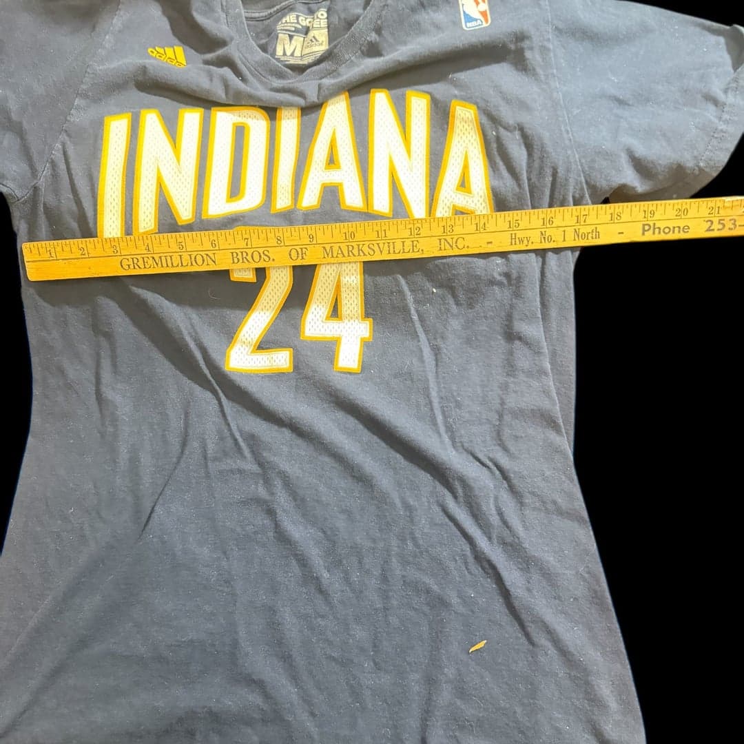 Adidas NBA Indiana Pacers Paul George Navy Blue Jersey T-Shirt M - Thumbnail 5