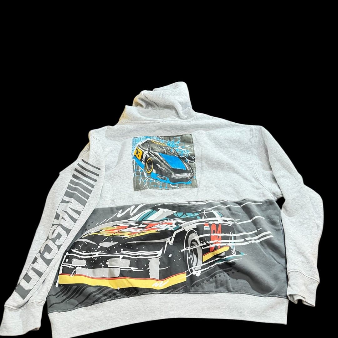 NASCAR Graphic Print Pullover Hoodie - Thumbnail 5