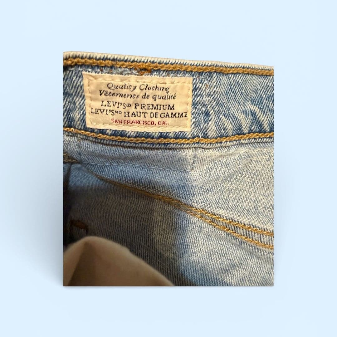 Vintage LEvi’s Big E Ribcage Straight W28 L27 - Thumbnail 7