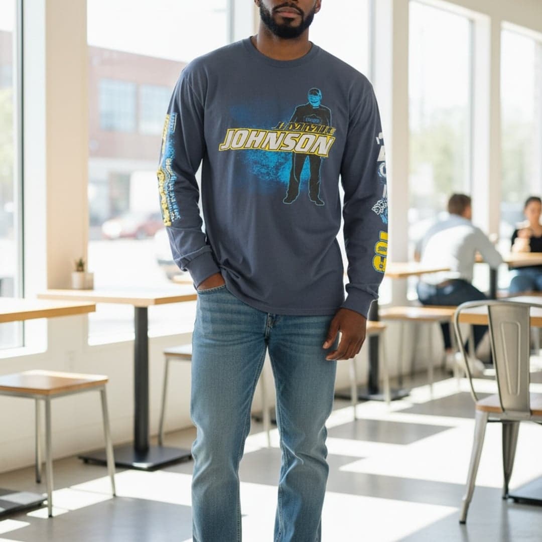 Jimmie Johnson #48 Lowe's Nascar Long Sleeve T-Shirt - Thumbnail 2