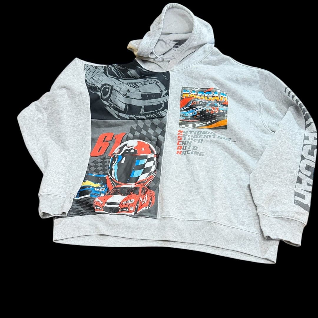 NASCAR Graphic Print Pullover Hoodie - Image 1