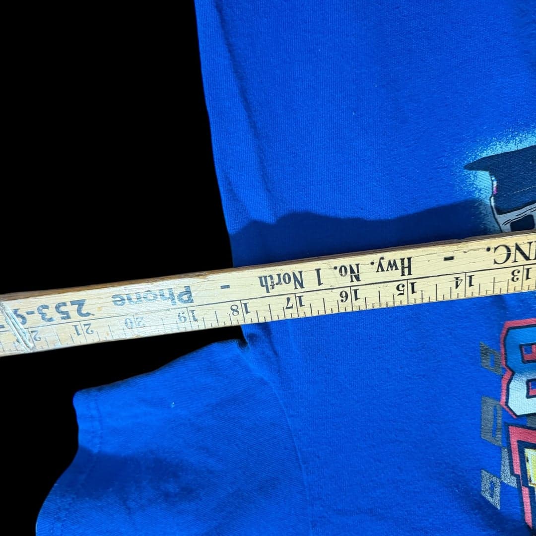 NASCAR Racing '48 Daytona 500 Graphic Tee T-Shirt Blue Men's Size M - Thumbnail 5