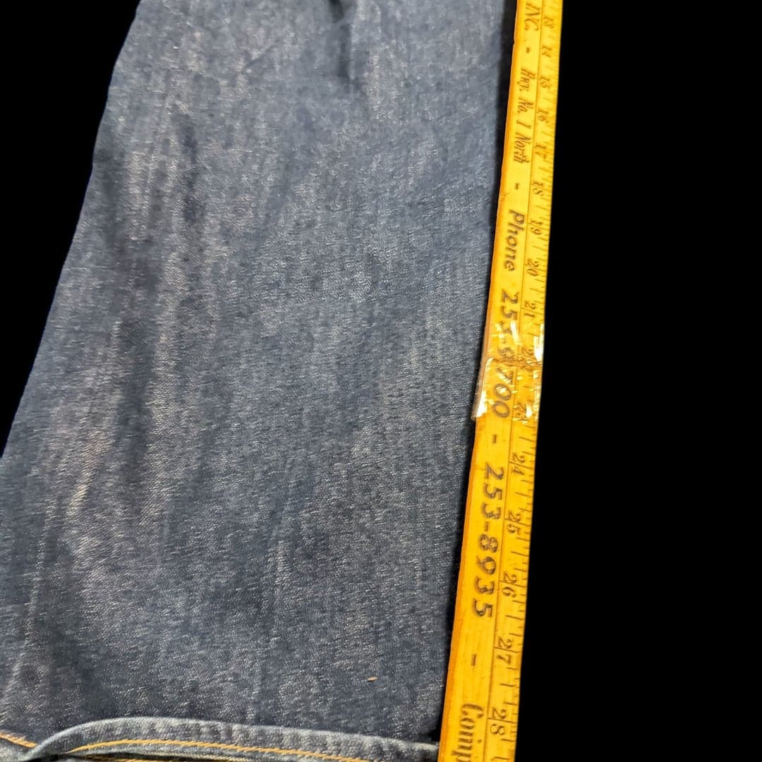 Levi’s 501 Indigo Button Fly Jeans Men’s 34x32 Like unused - Thumbnail 7