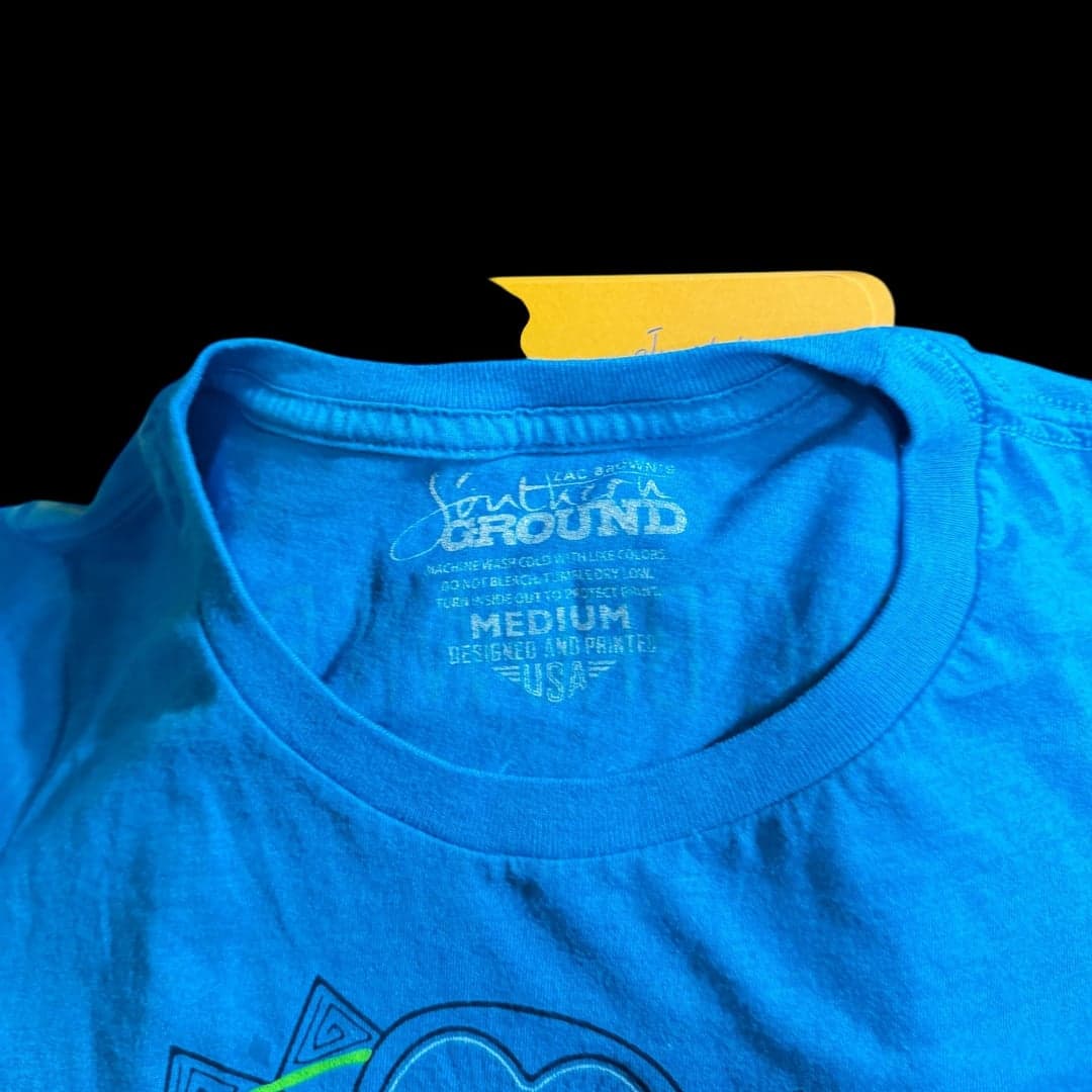 Zac Brown Band Welcome Home 2017 Tour Owl Graphic Concert T-Shirt Medium - Thumbnail 4