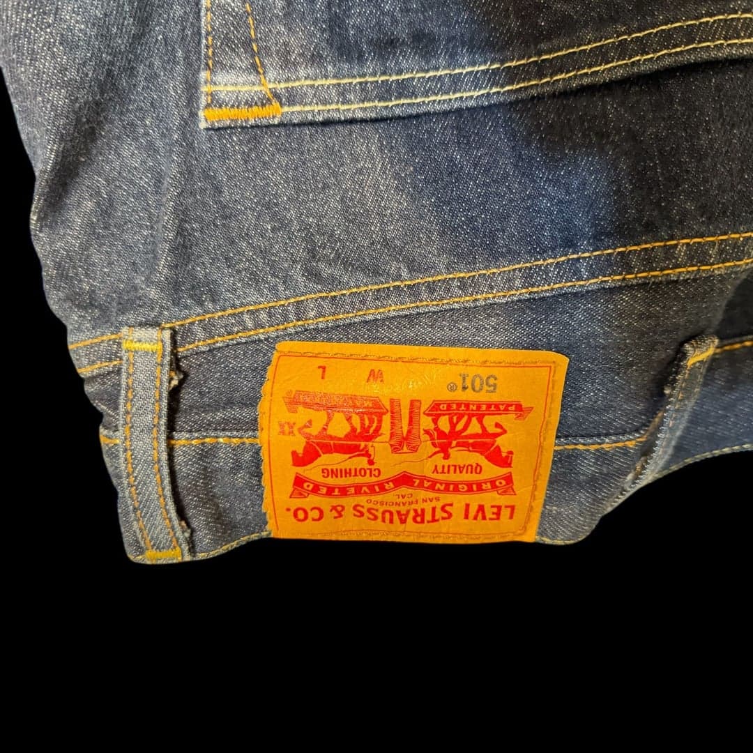 Levi’s 501 Indigo Button Fly Jeans Men’s 34x32 Like unused - Thumbnail 11