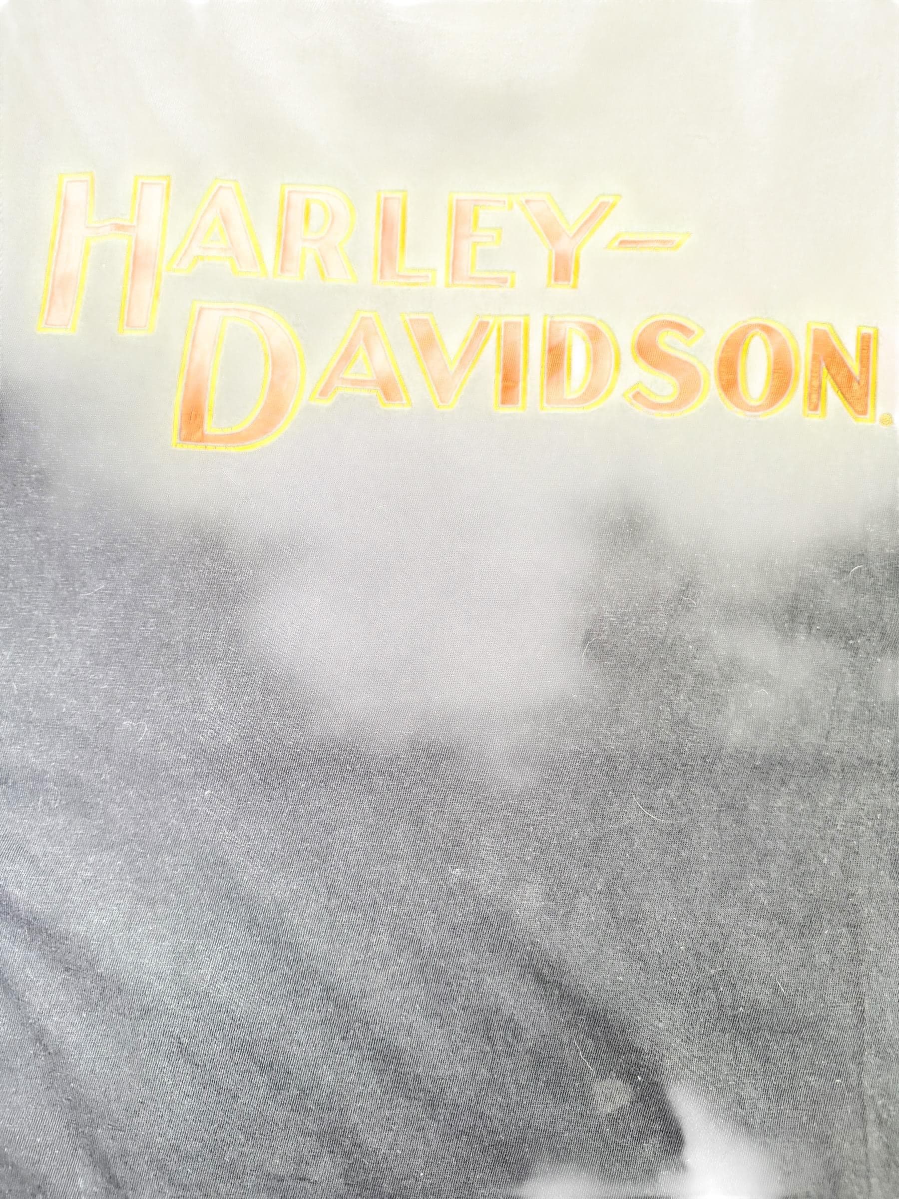 Harley-Davidson Pocket T-Shirt Men’s 2XL Black Faded Bar & Shield Logo - Thumbnail 4