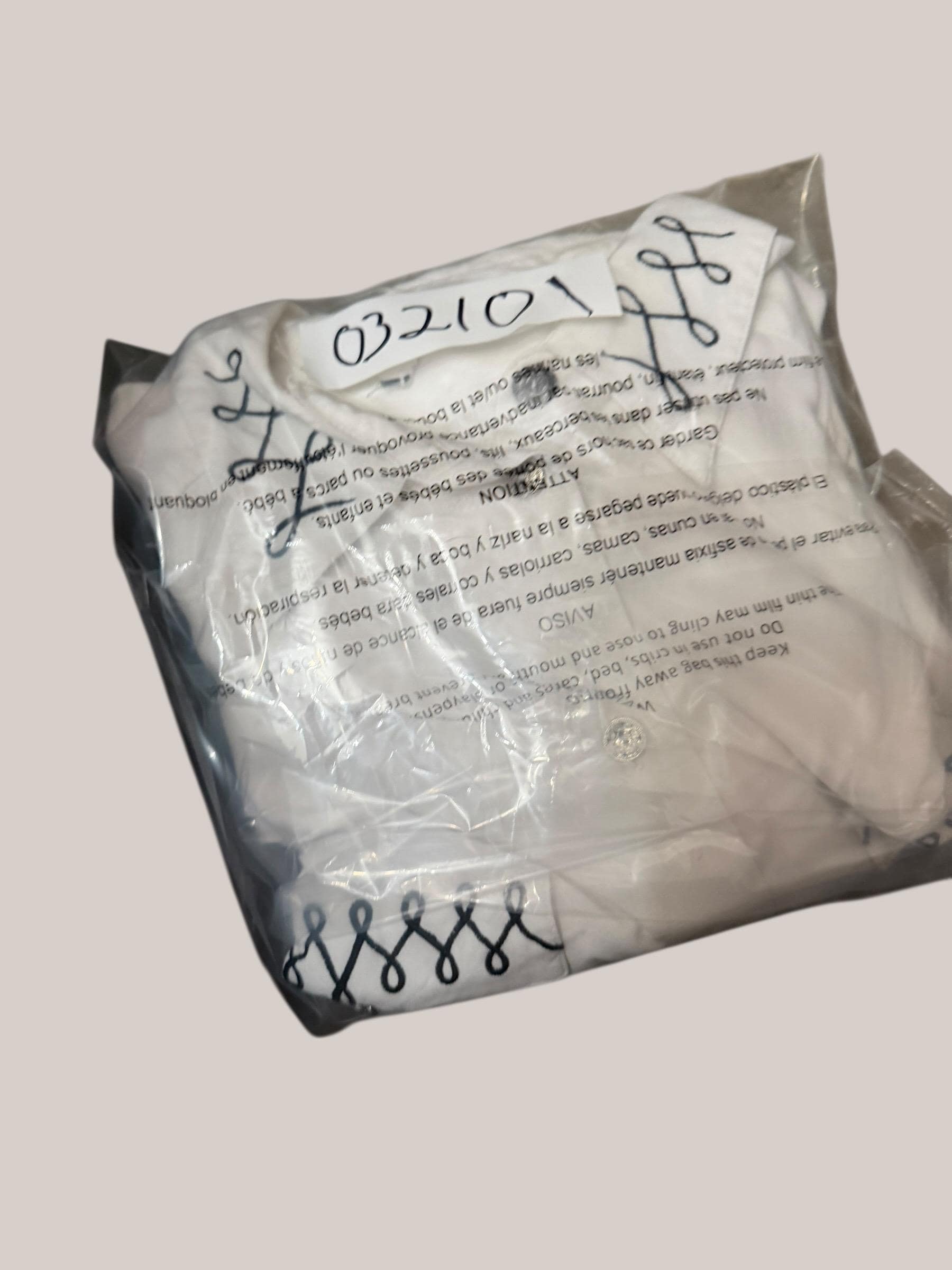 Vintage White Western Shirt Black Embroidery Silver Tone Buttons Size L - Thumbnail 8