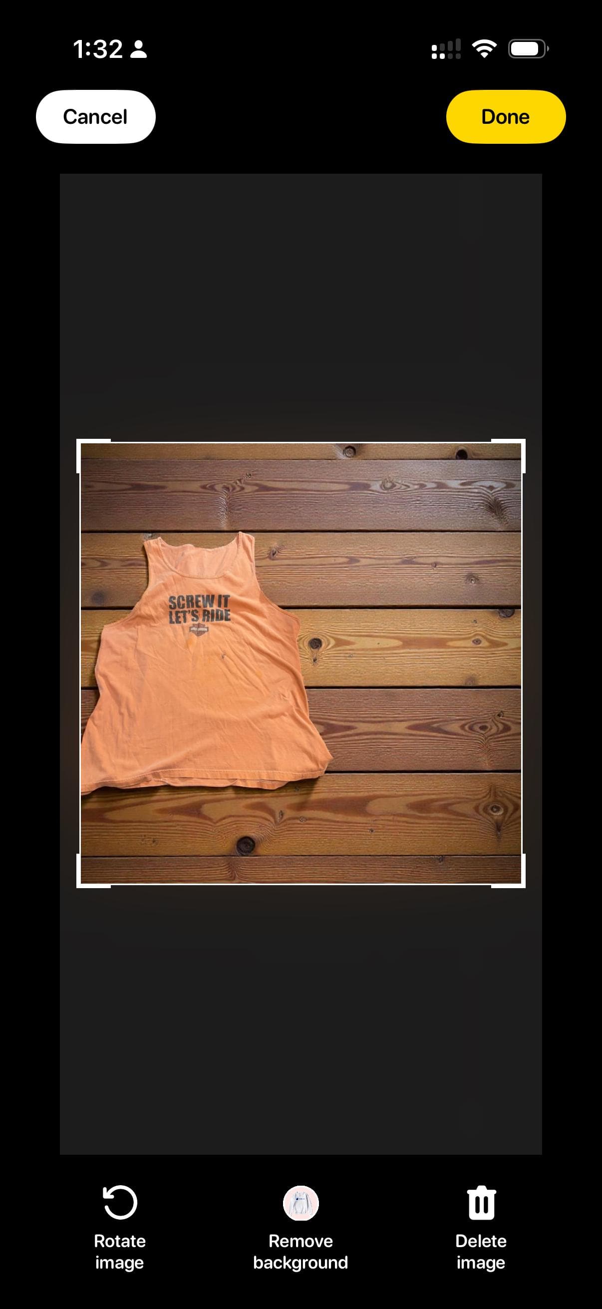 Harley-Davidson “Screw It Let’s Ride” Tank Top Renegade H-D Alexandria LA 2XL - Image 1