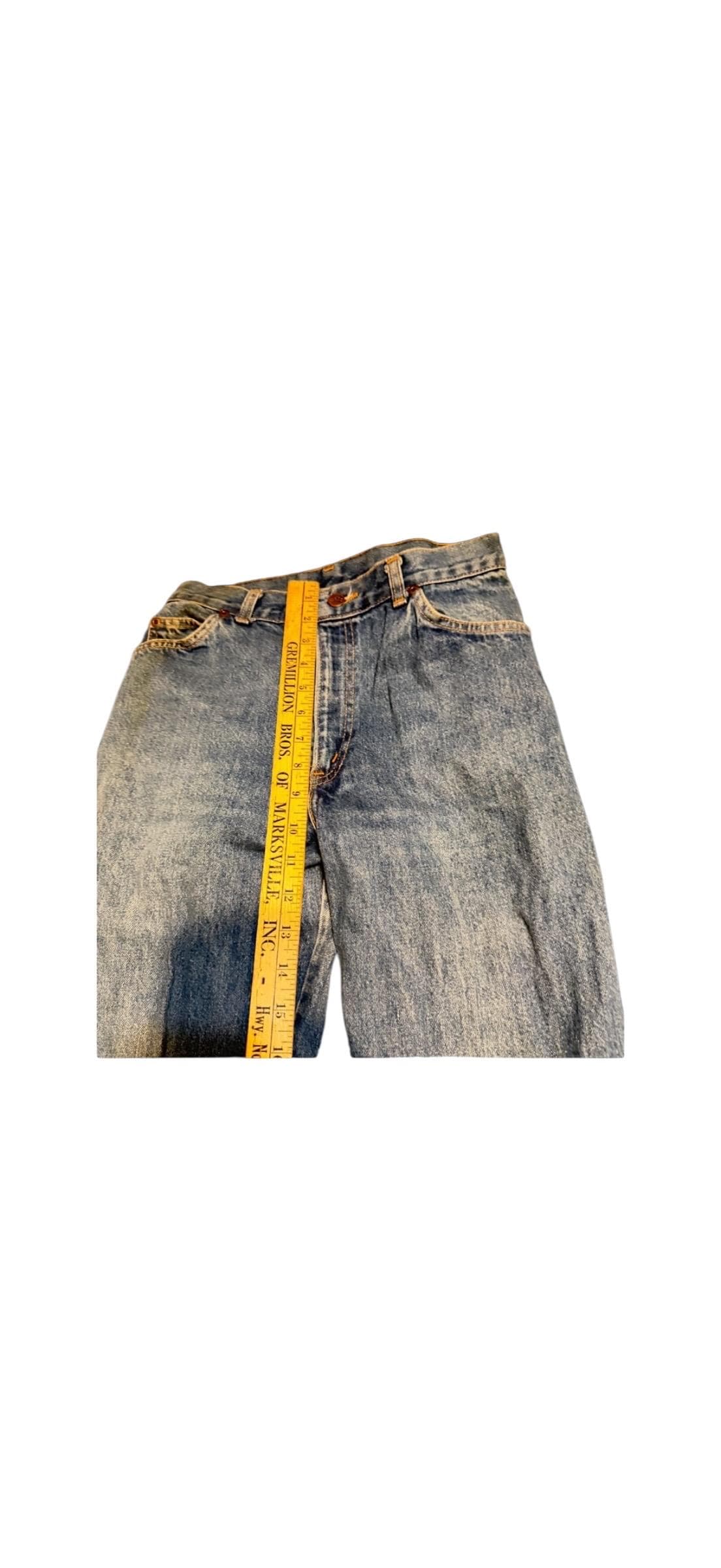 Vintage H.I.S. Chic High Rise Jeans Womens 29x30 Wide Leg 90s Denim - Thumbnail 6