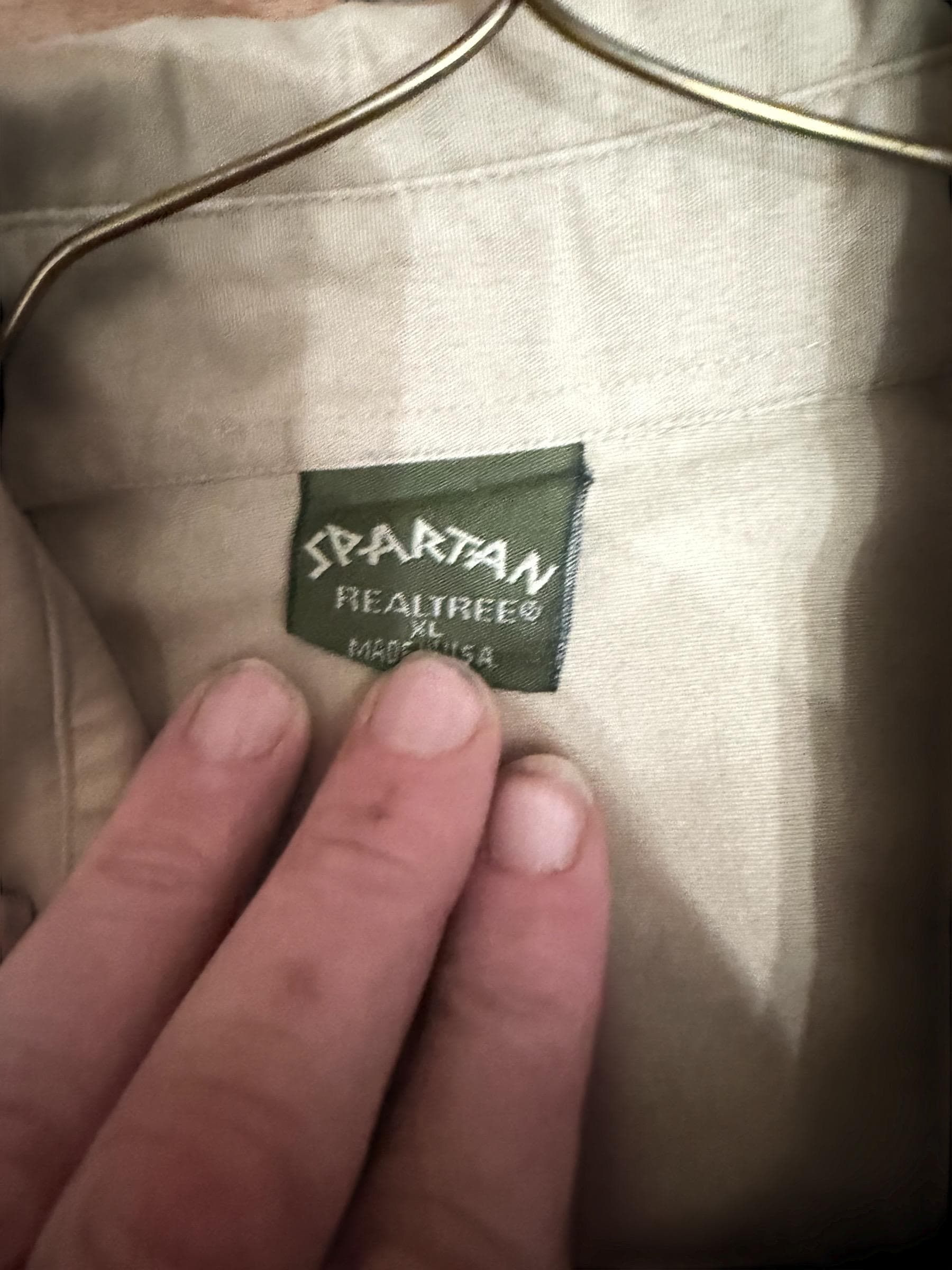 Vintage 1990s Spartan Realtree Button Up Shirt Mens XL Hunting Camo - Thumbnail 3