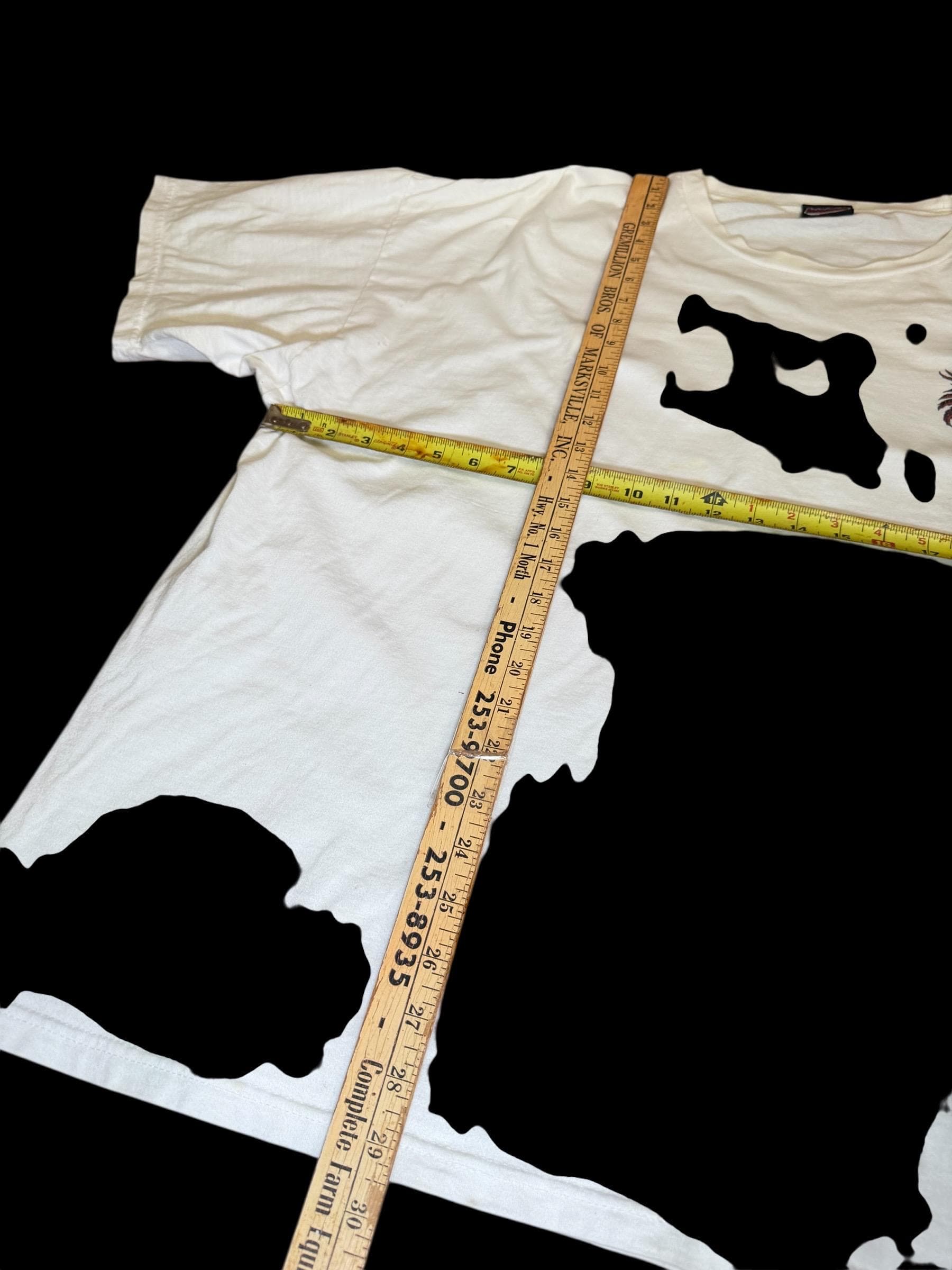 Vintage Harley Davidson Las Vegas Cafe T Shirt 3XL Distressed Biker Tee - Thumbnail 6