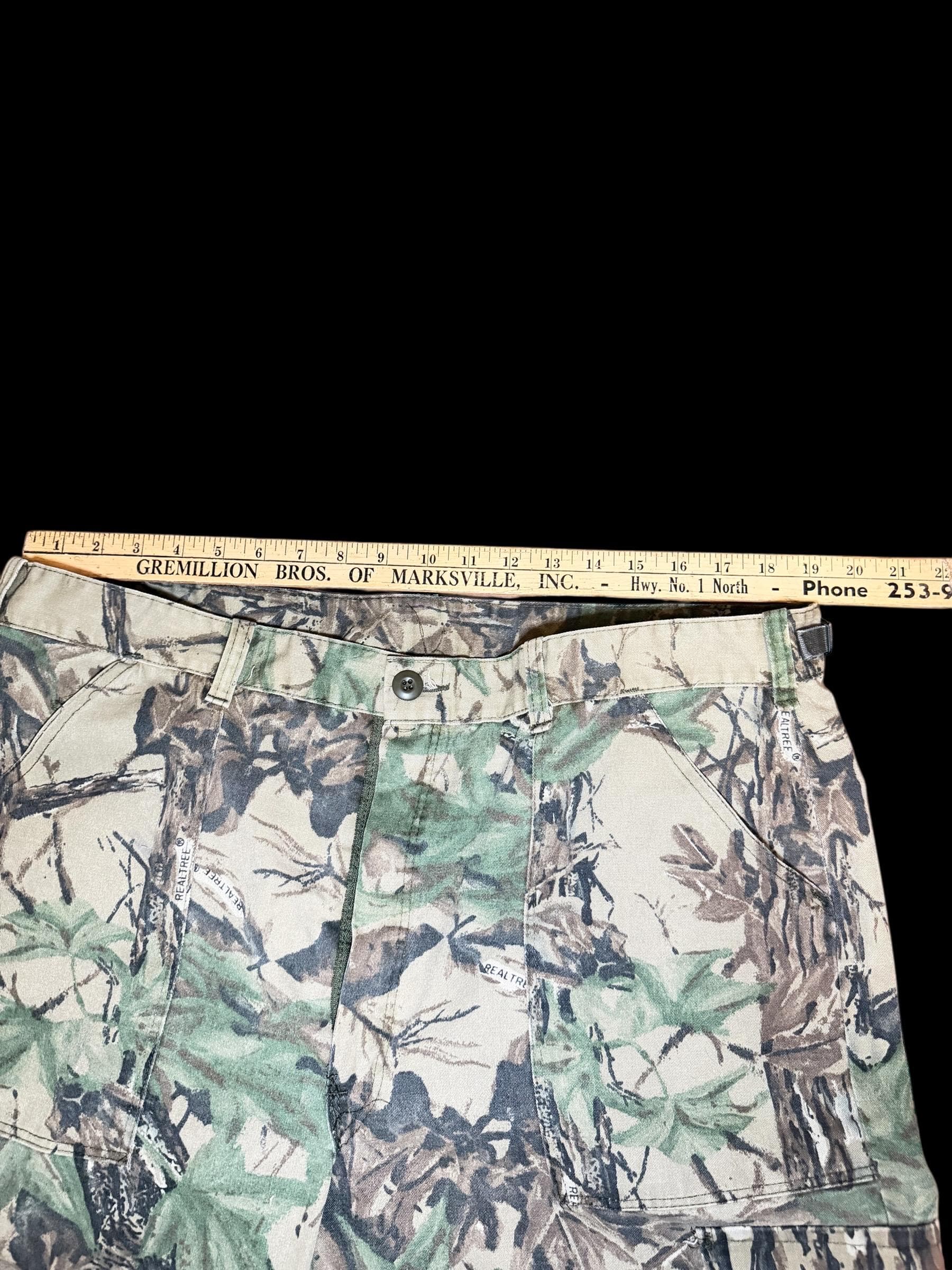 Vintage Realtree Camo Cargo Pants 38 Waist Y2K Hunting Workwear - Thumbnail 5