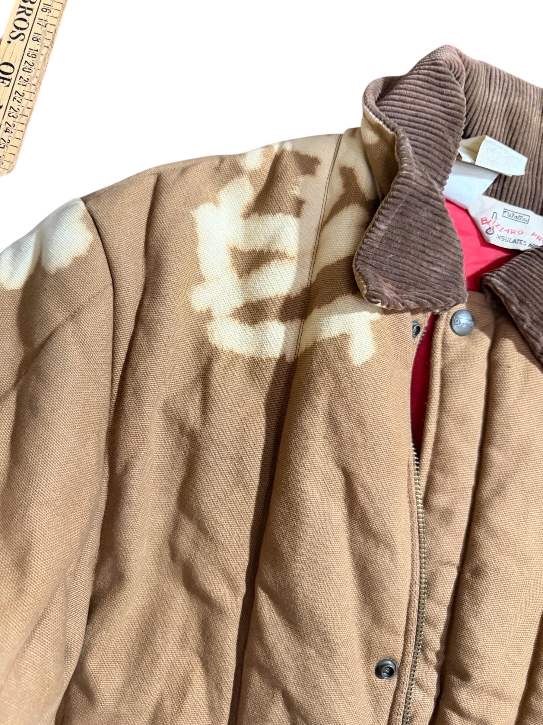Vintage Walls Blizzard-Pruf Work Jacket Distressed Duck Canvas Insulated Coat - Thumbnail 6