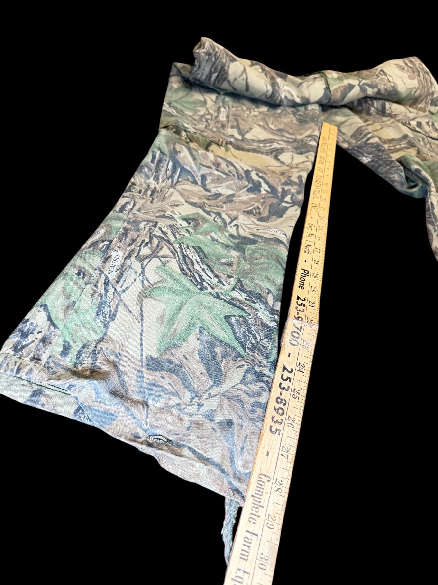 Vintage Realtree Camo Cargo Pants 38 Waist Y2K Hunting Workwear - Thumbnail 8