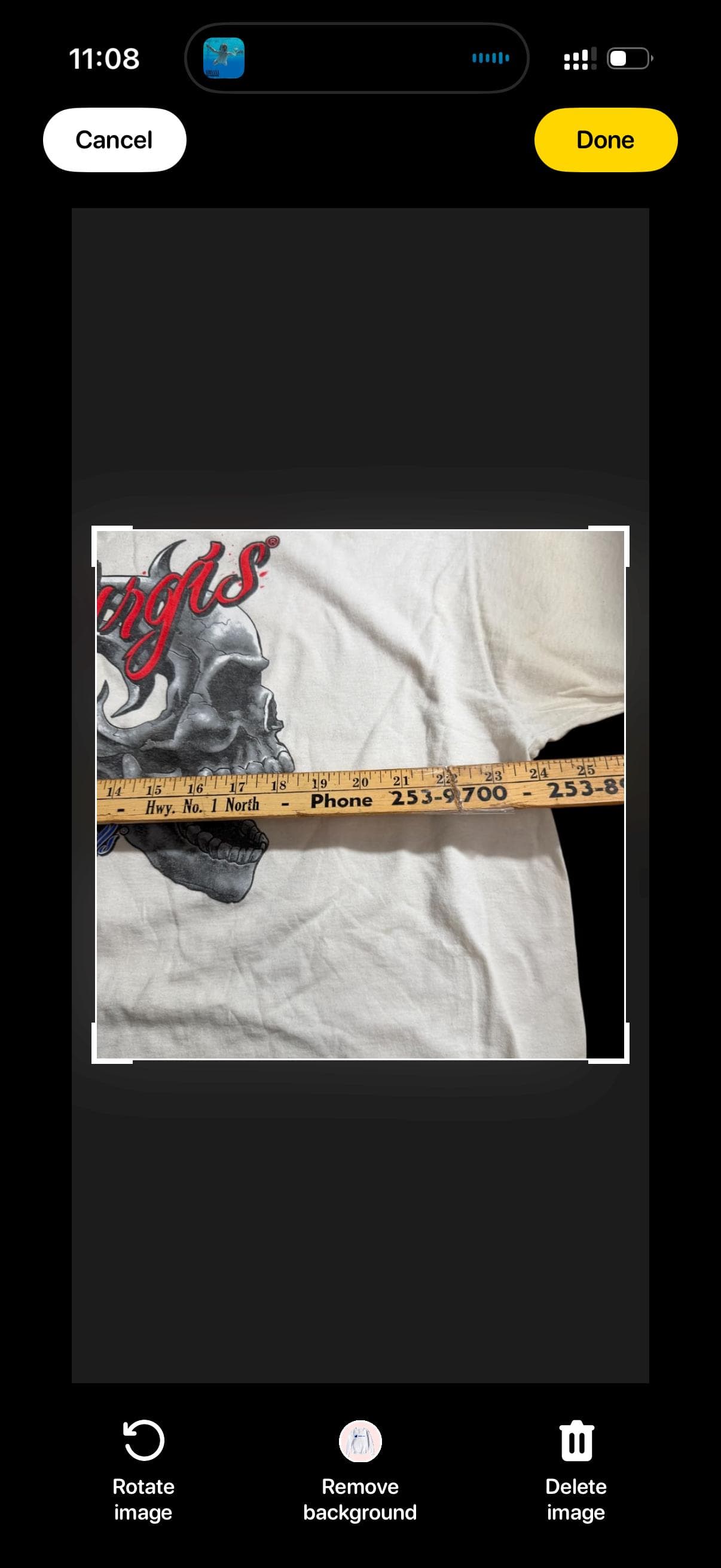 Sturgis 2013 Black Hills Rally Skull T-Shirt Men’s 2XL Fruit of the Loom - Thumbnail 8