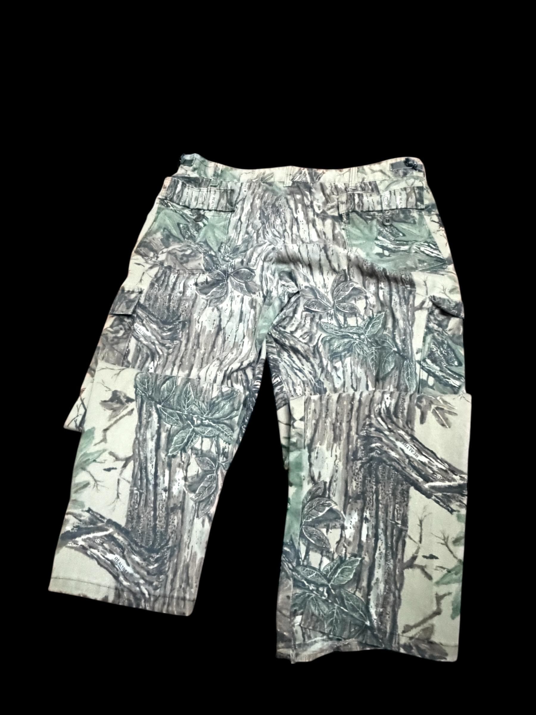 Vintage Realtree Camo Cargo Pants 38 Waist Y2K Hunting Workwear - Thumbnail 2