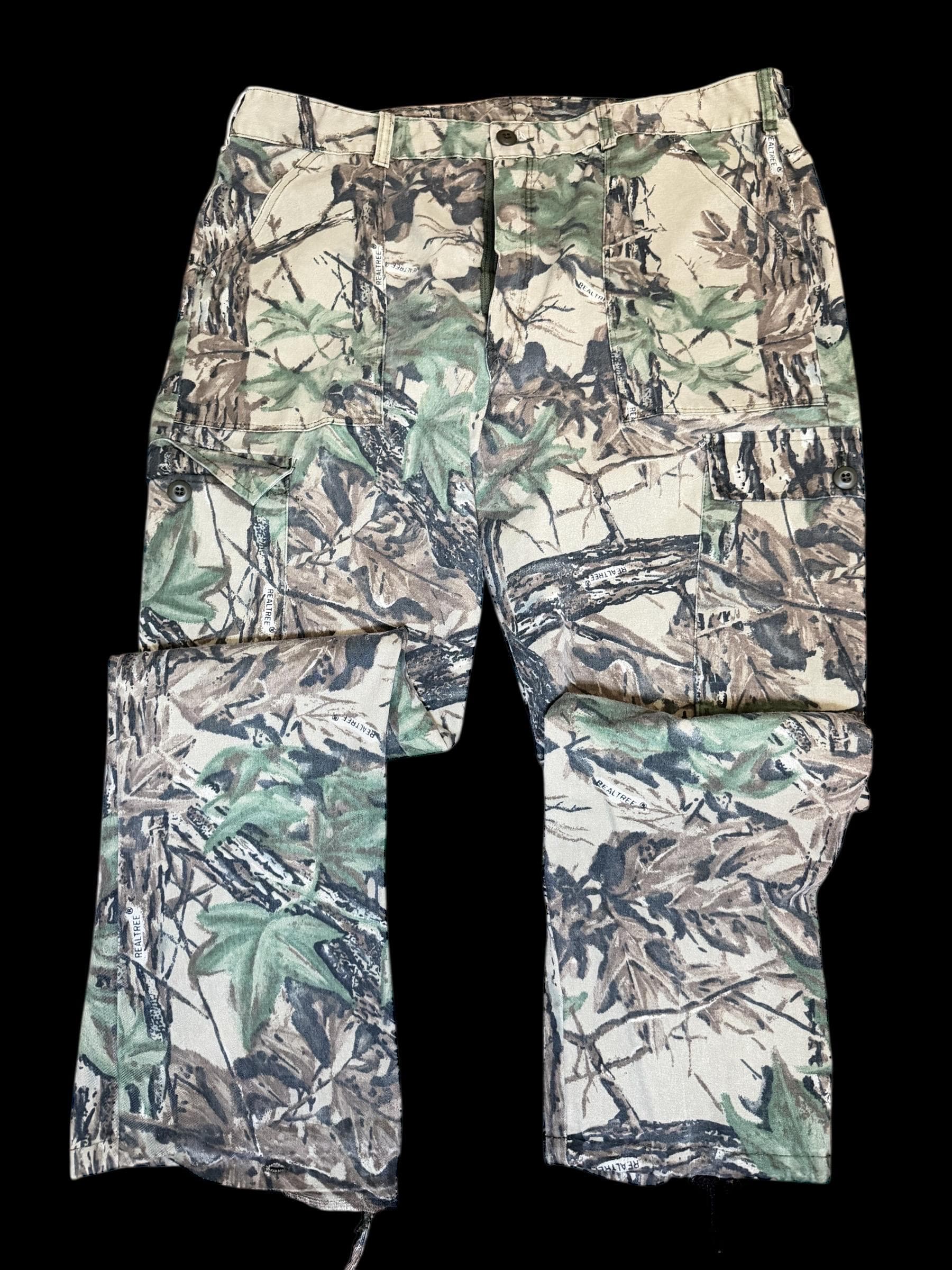 Vintage Realtree Camo Cargo Pants 38 Waist Y2K Hunting Workwear - Image 1