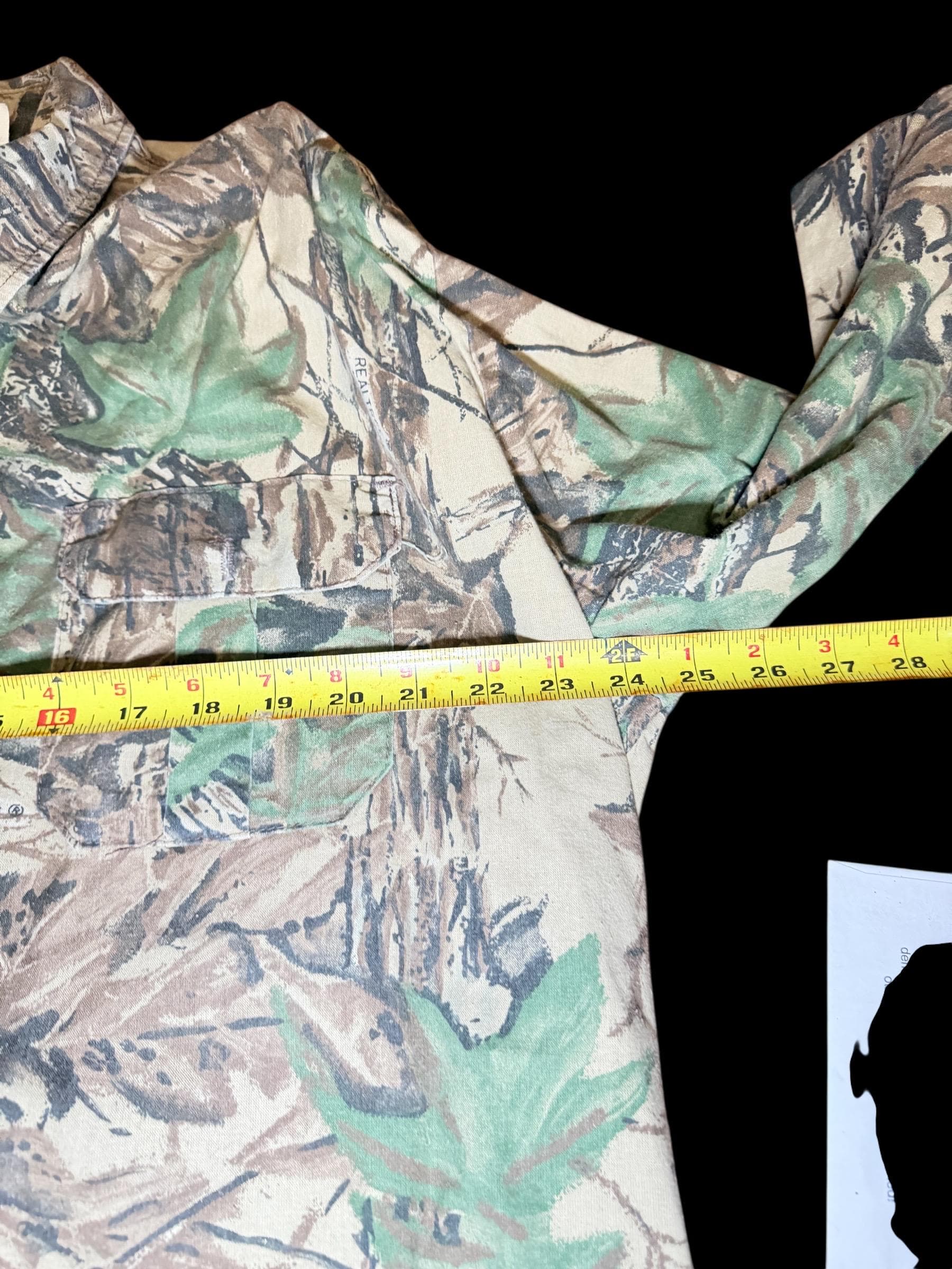 Vintage Realtree Camo Shirt Sports Afield XL Made in USA 90s Hunting - Thumbnail 8