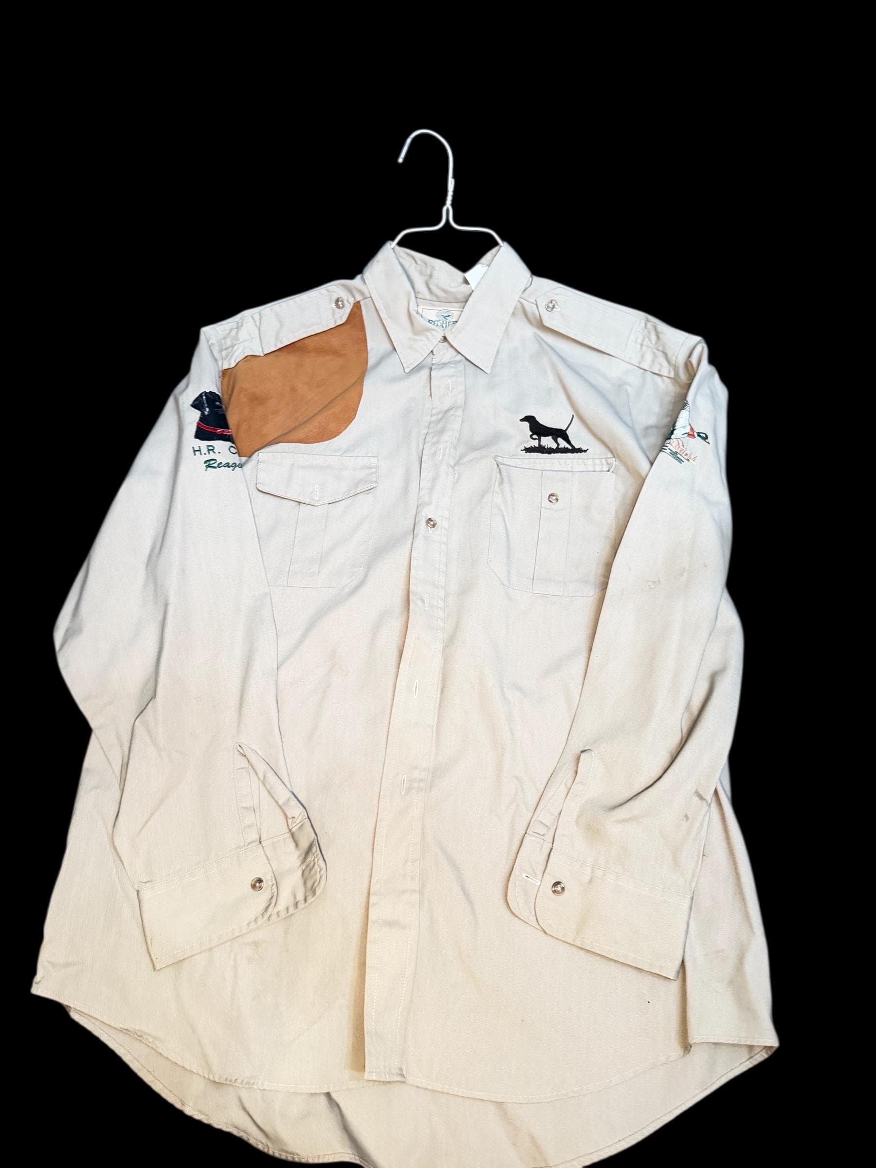 Vintage RedHead Retriever Club Shirt HRCH Reagan Louisiana Hunting XL - Thumbnail 8