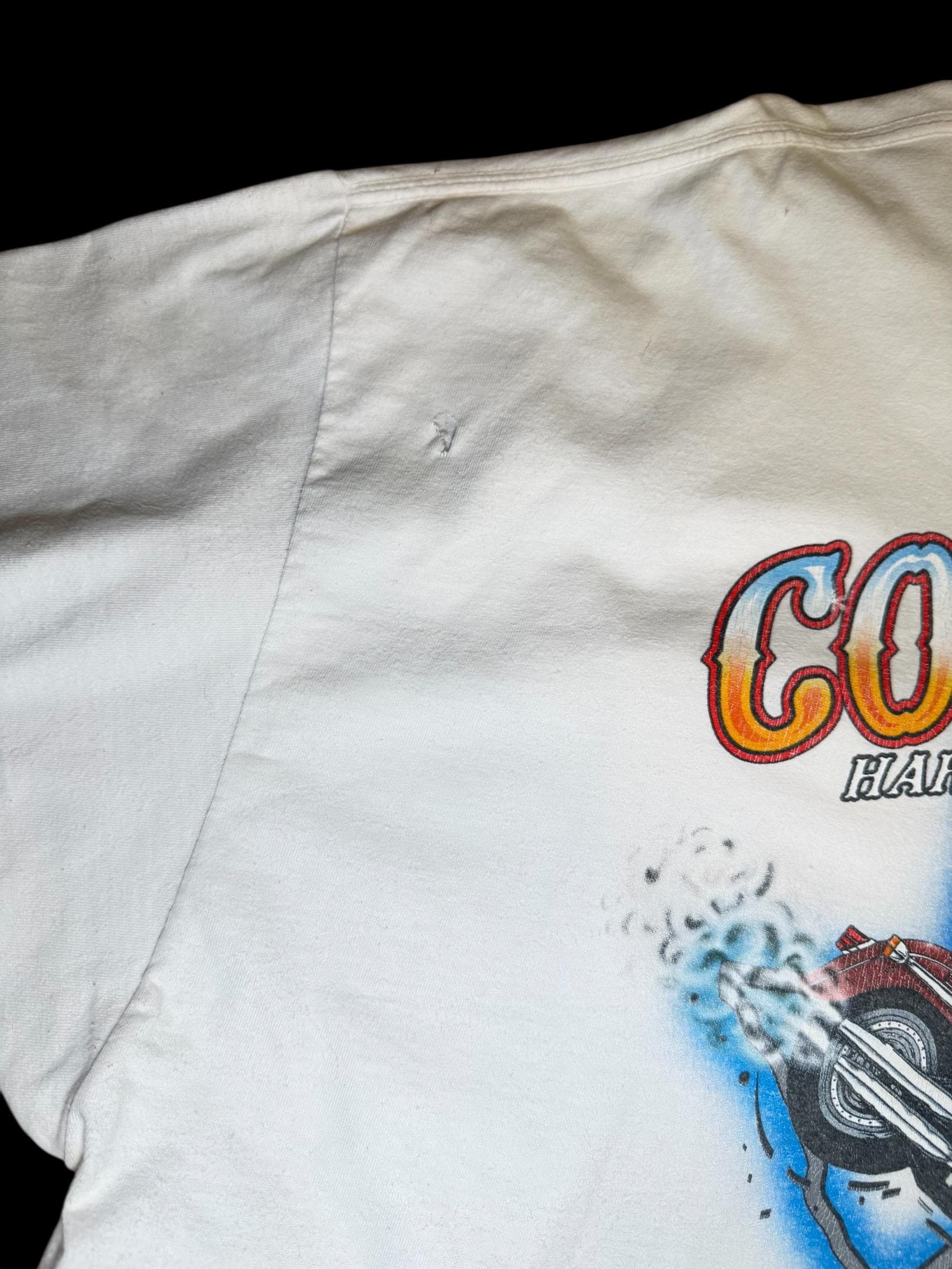 Harley Davidson Austin Texas Cowboy T Shirt XXL White Pocket Tee - Thumbnail 8