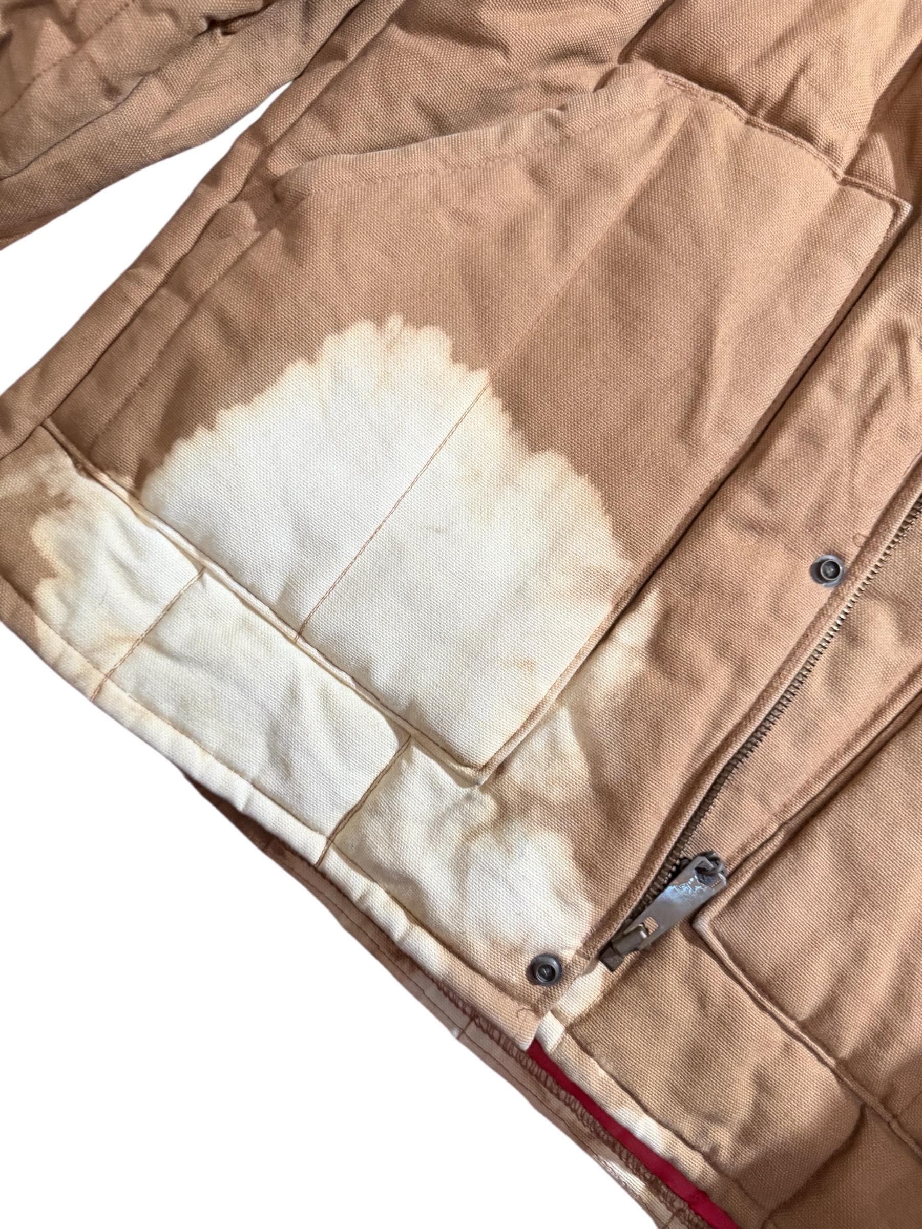 Vintage Walls Blizzard-Pruf Work Jacket Distressed Duck Canvas Insulated Coat - Thumbnail 5