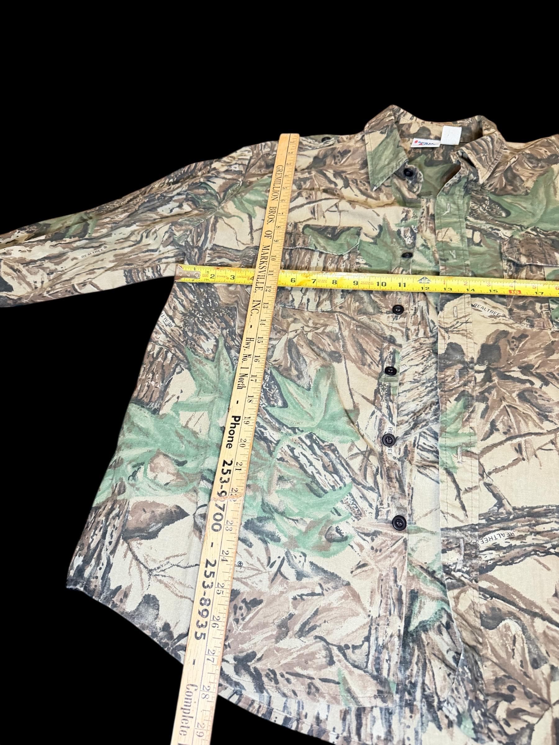 Vintage Realtree Camo Shirt Sports Afield XL Made in USA 90s Hunting - Thumbnail 7