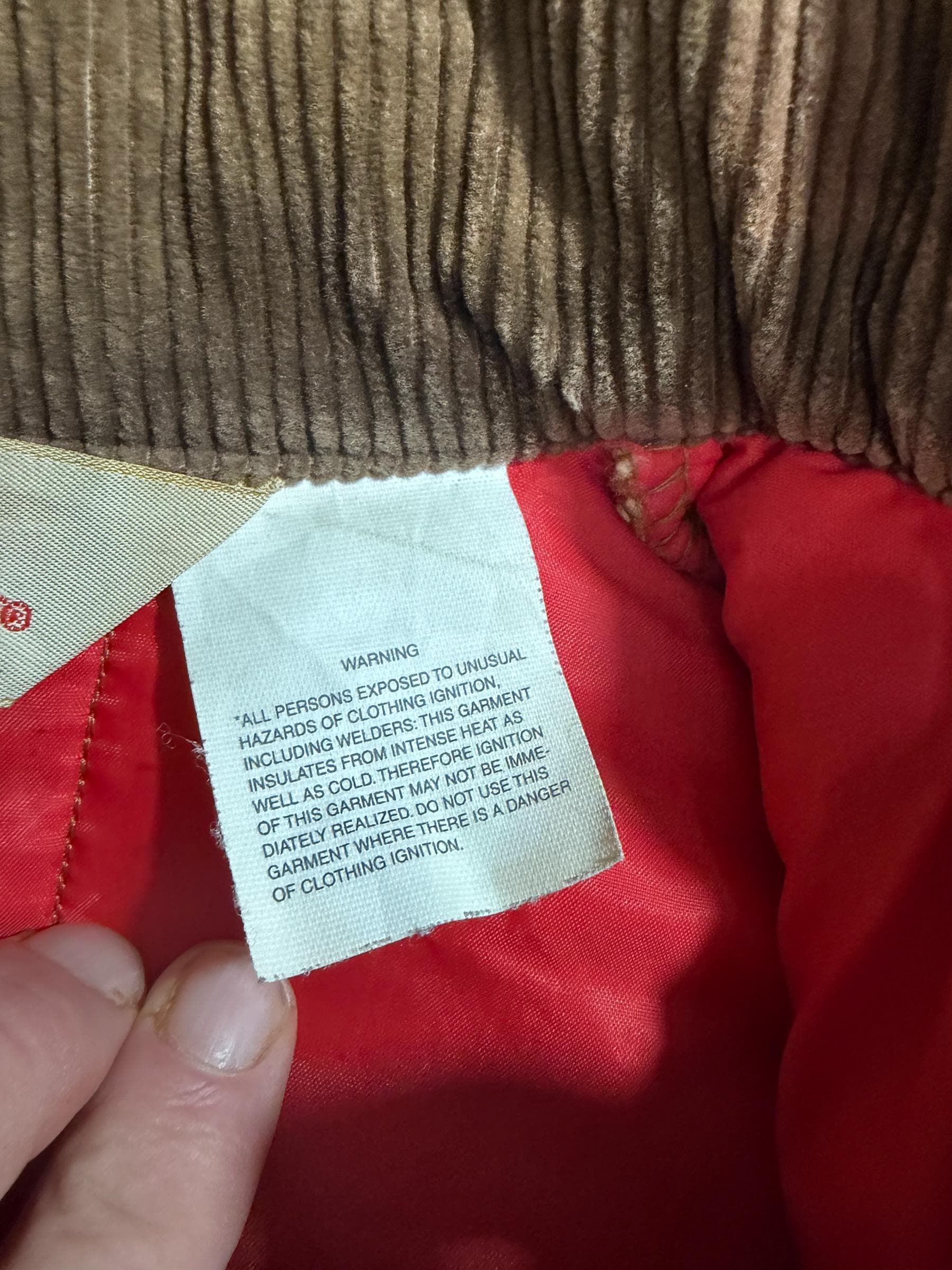 Vintage Walls Blizzard-Pruf Work Jacket Distressed Duck Canvas Insulated Coat - Thumbnail 4