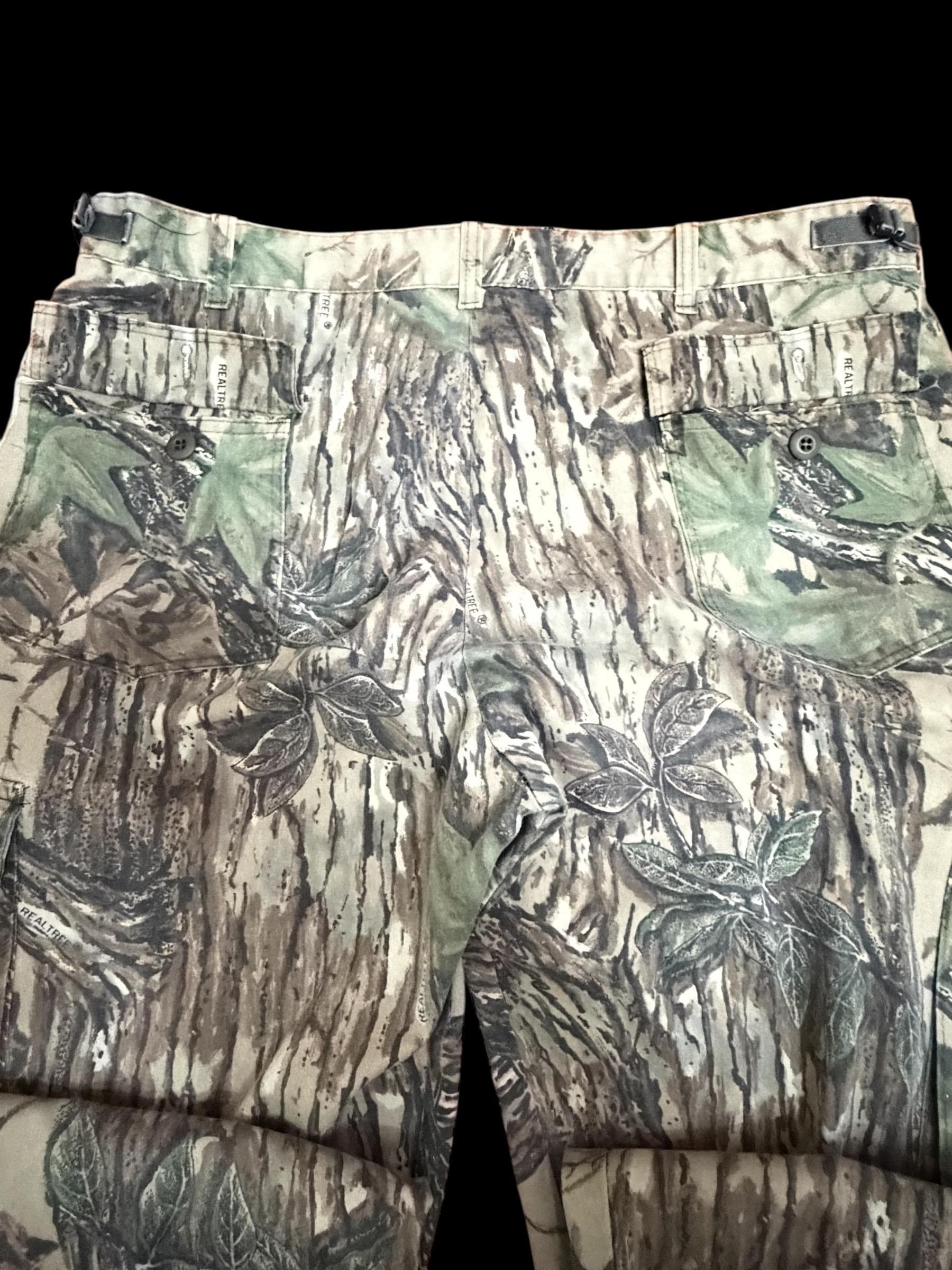 Vintage Realtree Camo Cargo Pants 38 Waist Y2K Hunting Workwear - Thumbnail 3