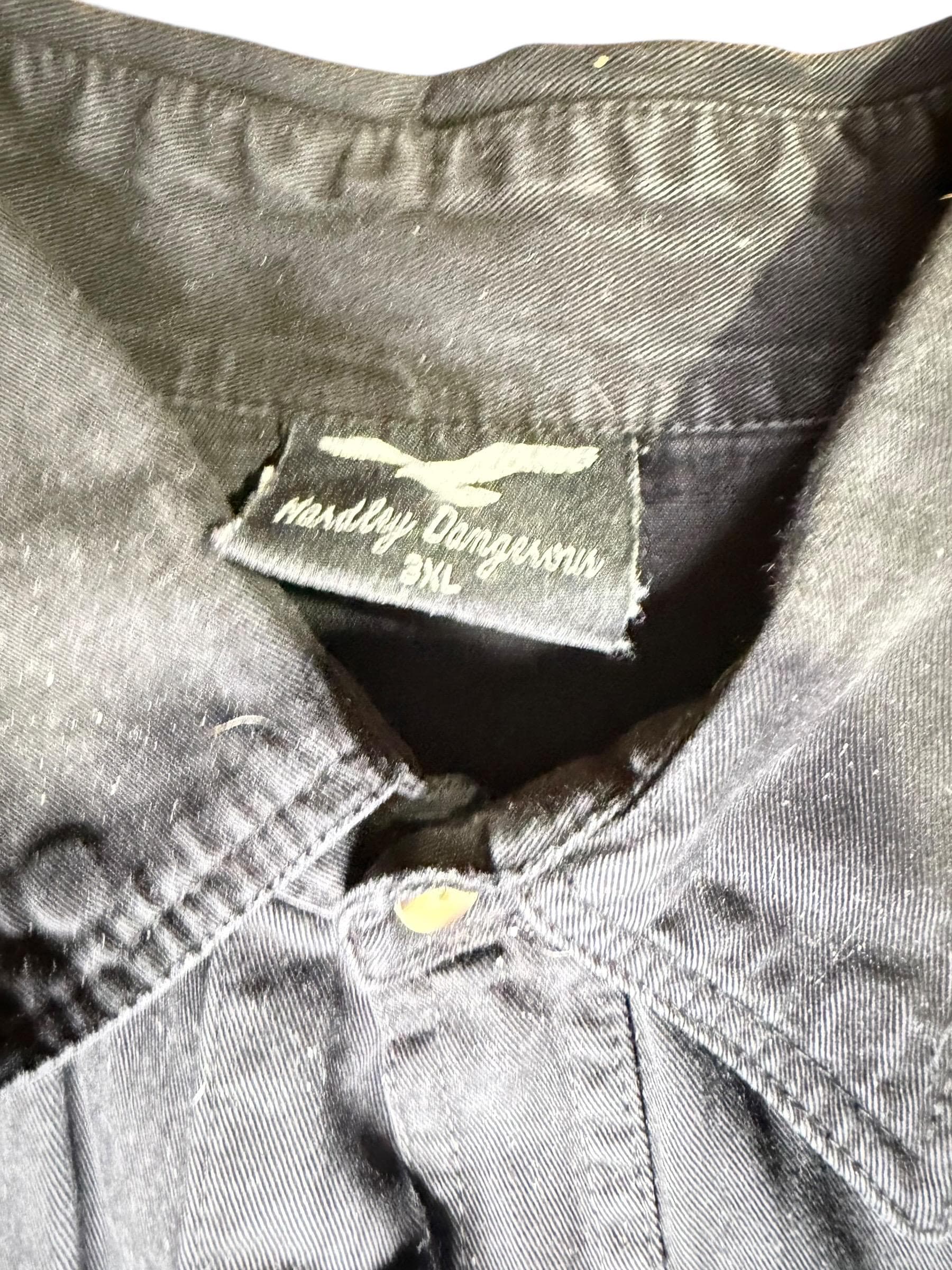 Black Hills Rally 2009 Sleeveless Denim Biker Vest 2XL Skull Graphic - Thumbnail 3