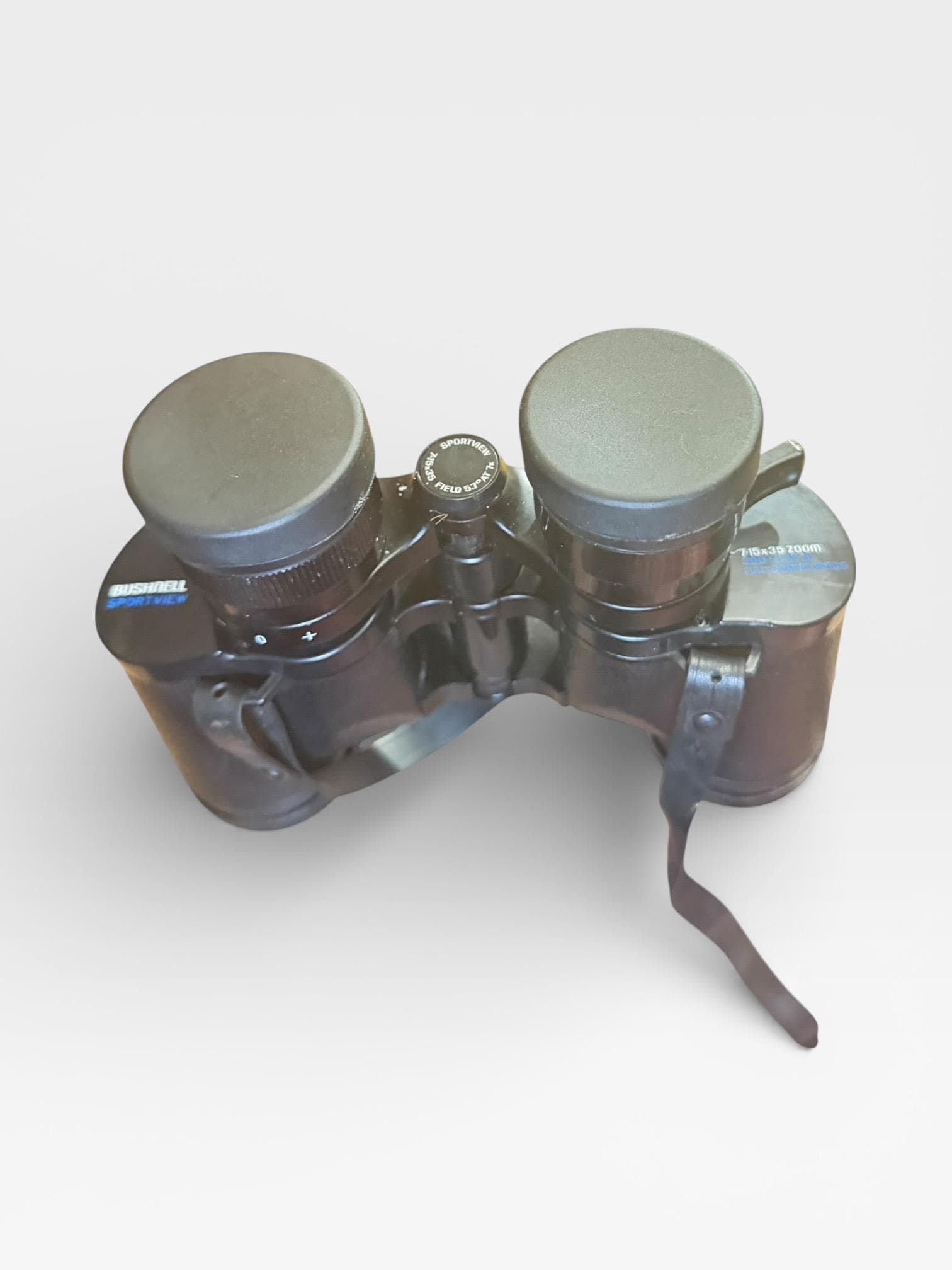 Vintage 1980s Bushnell Sportview 7-15x35 Zoom Binoculars with Leather Case - Thumbnail 2
