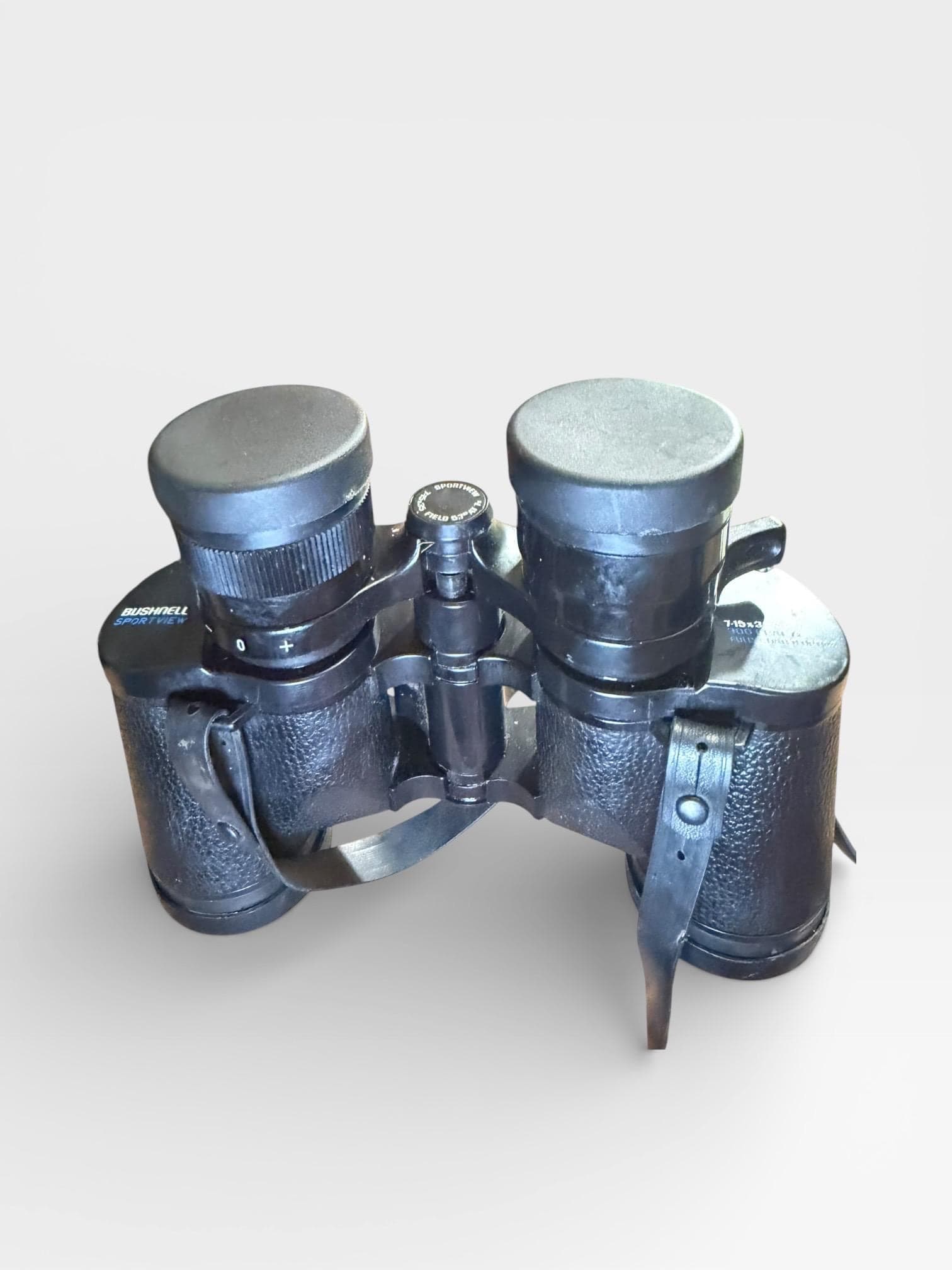 Vintage 1980s Bushnell Sportview 7-15x35 Zoom Binoculars with Leather Case - Thumbnail 3