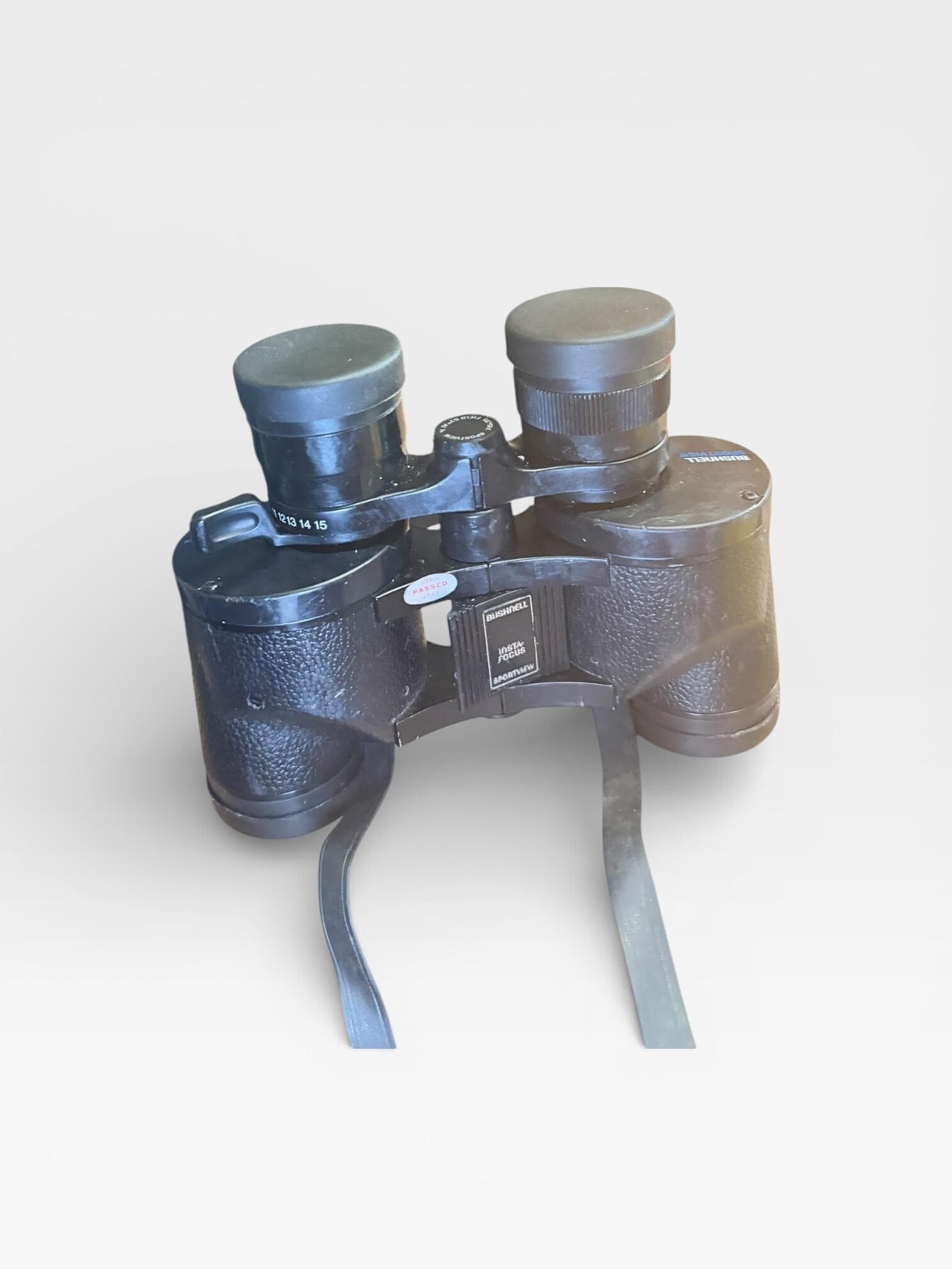 Vintage 1980s Bushnell Sportview 7-15x35 Zoom Binoculars with Leather Case - Thumbnail 4