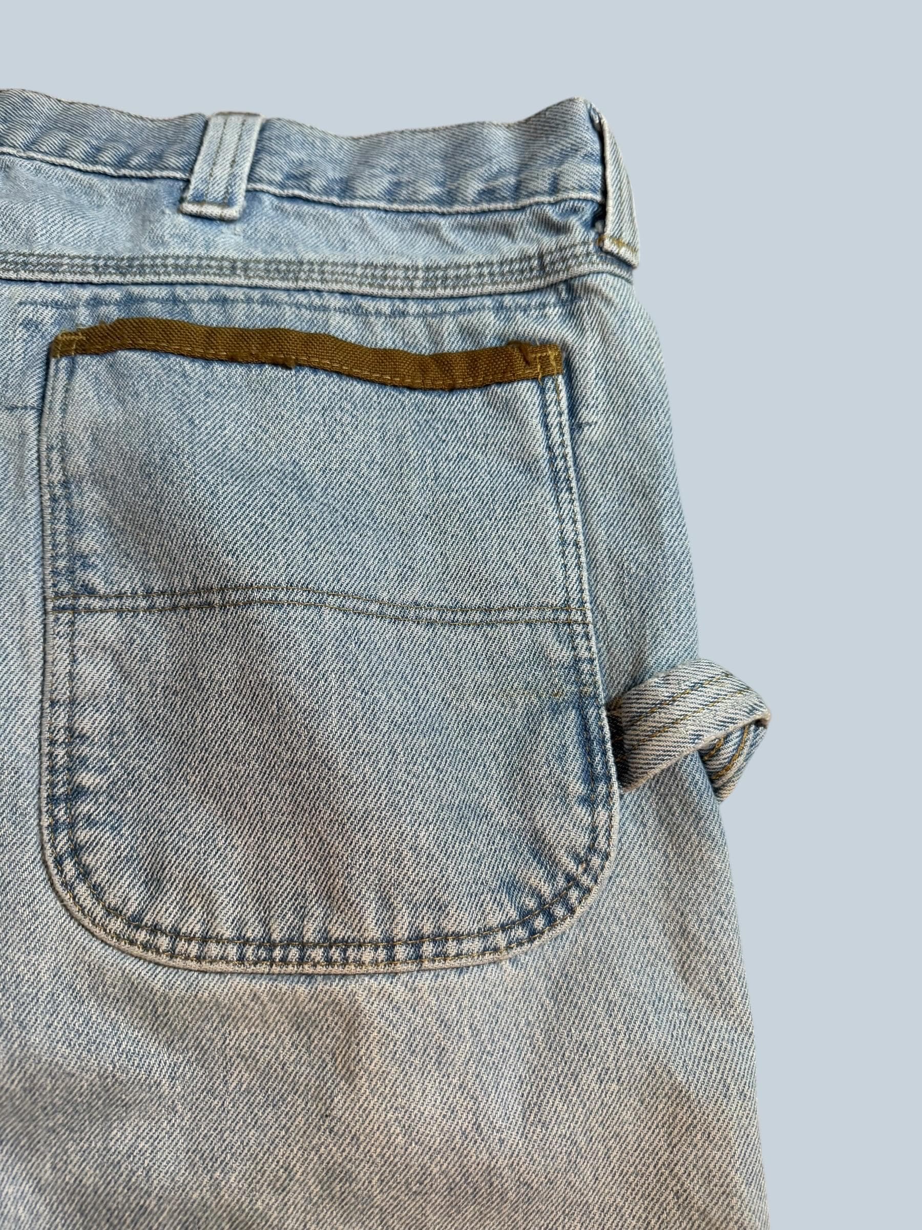 Vintage Wrangler RIGGS Workwear DuraShield Denim Carpenter Jeans 40x32 Straight Leg - Thumbnail 7