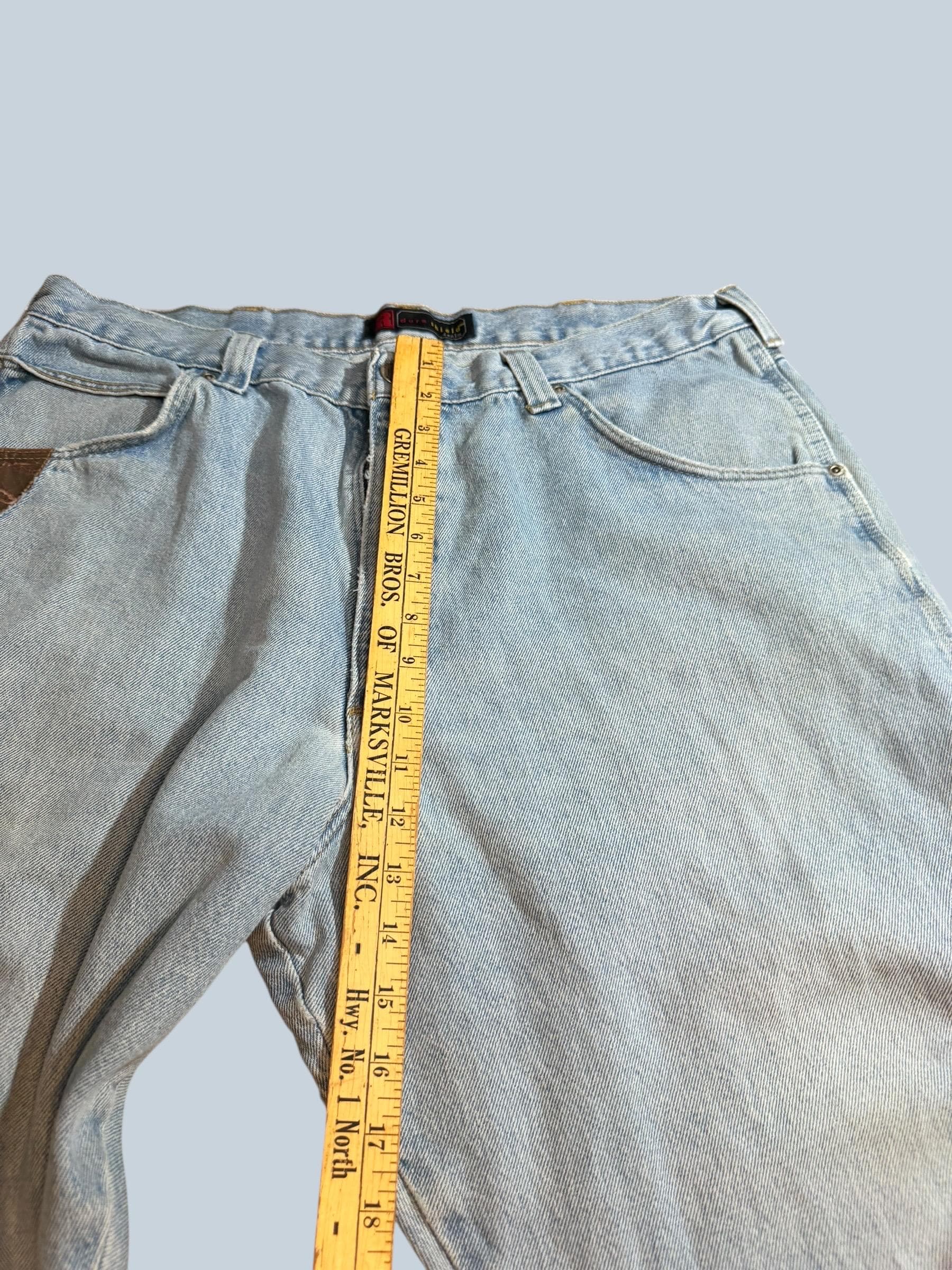 Vintage Wrangler RIGGS Workwear DuraShield Denim Carpenter Jeans 40x32 Straight Leg - Thumbnail 10