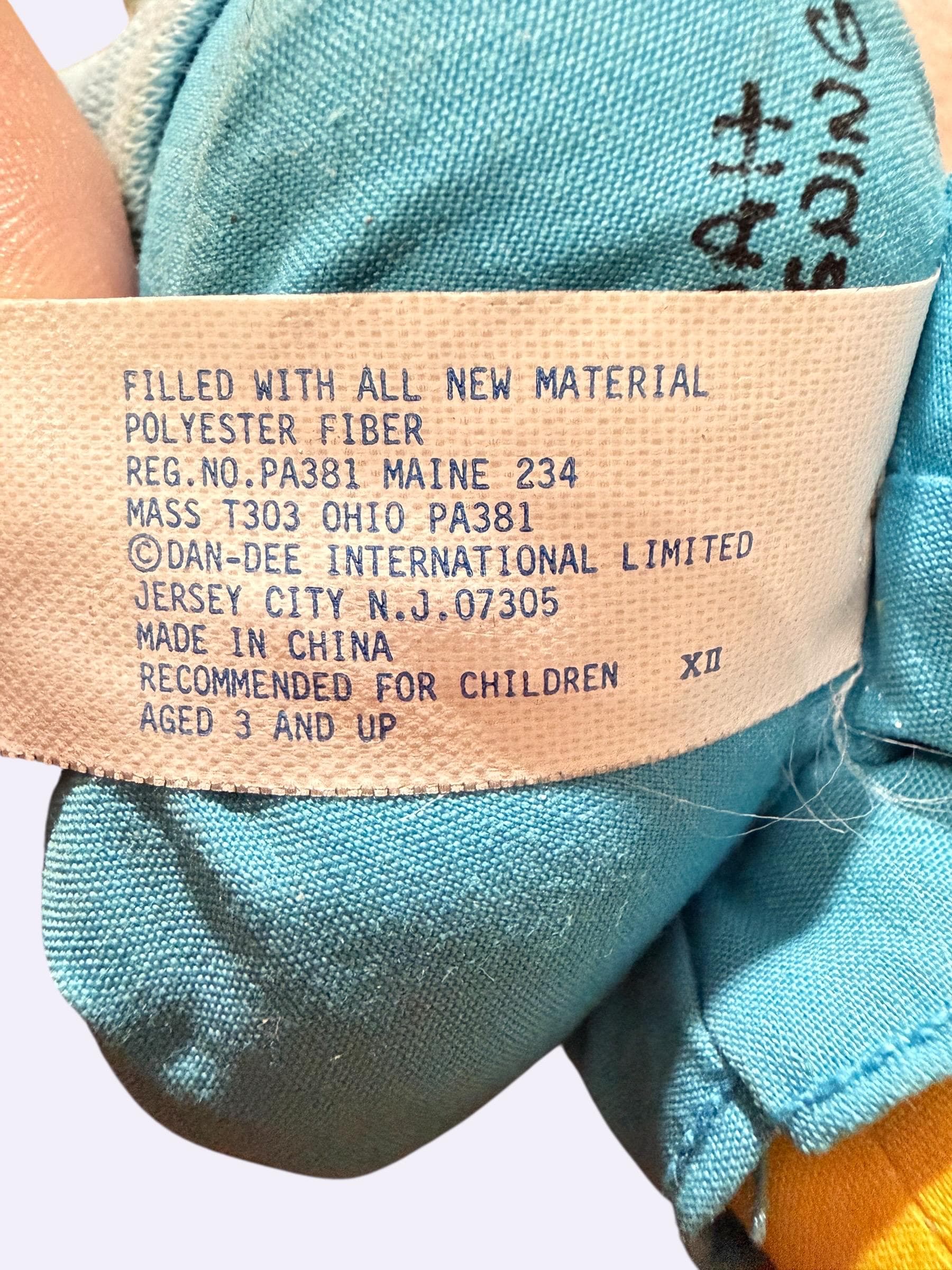 Vintage 1990 Bart Simpson Aye Caramba Plush Suction Cups Dan-Dee Simpsons - Thumbnail 5