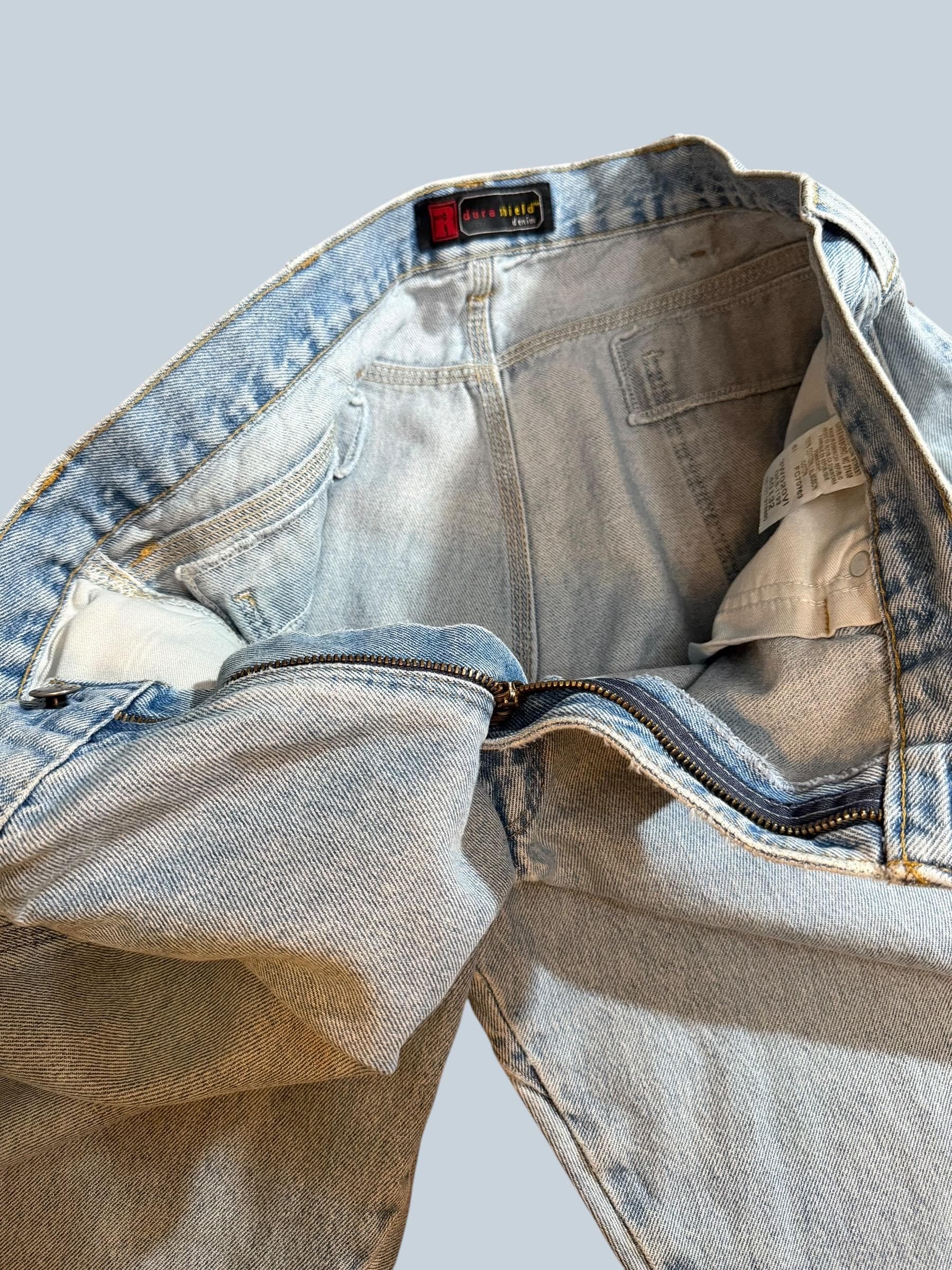 Vintage Wrangler RIGGS Workwear DuraShield Denim Carpenter Jeans 40x32 Straight Leg - Thumbnail 4