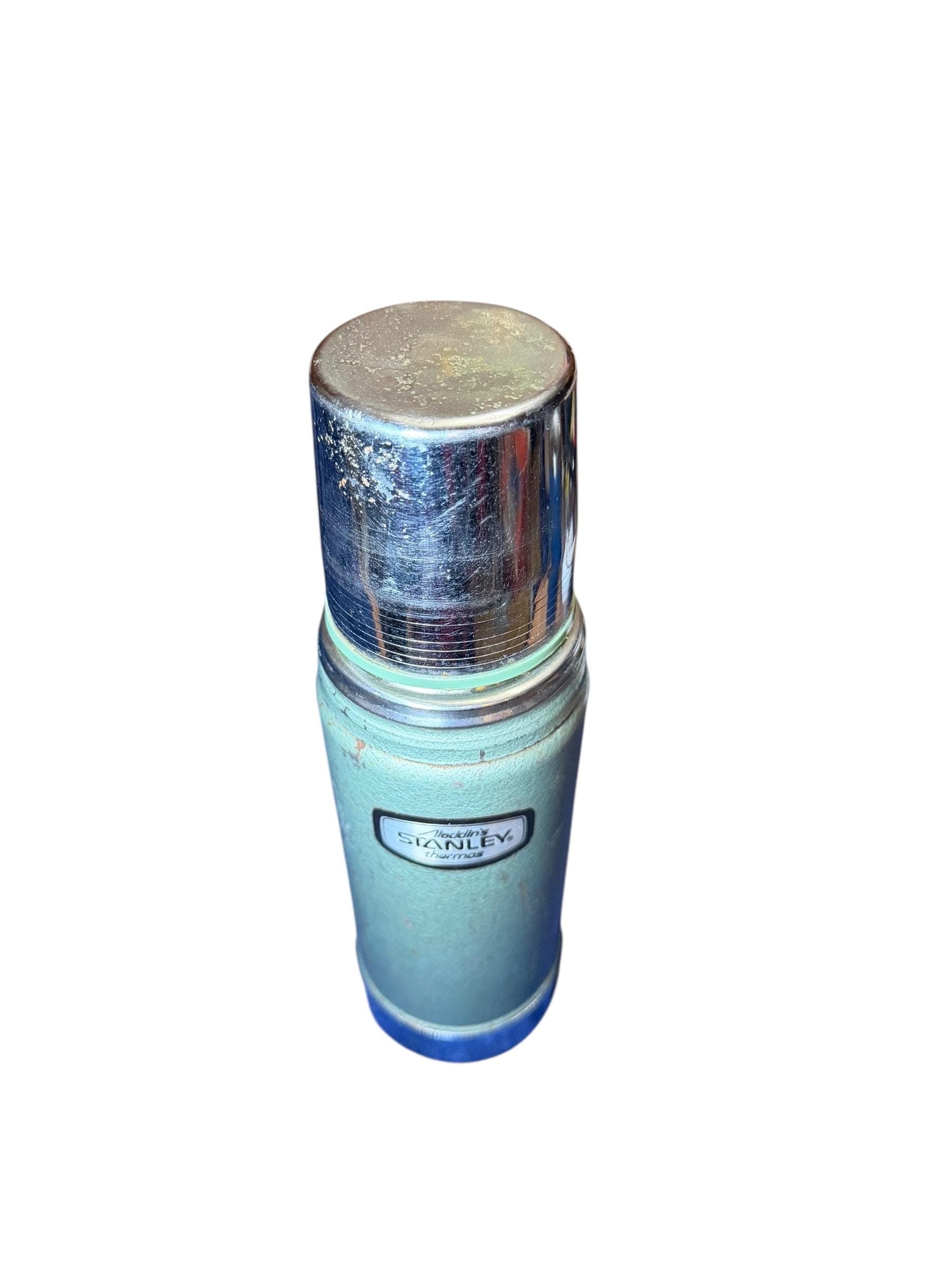 Vintage Stanley A-943C Thermos Green 1 Pint Steel Aladdin Nashville Tested Works - Image 1