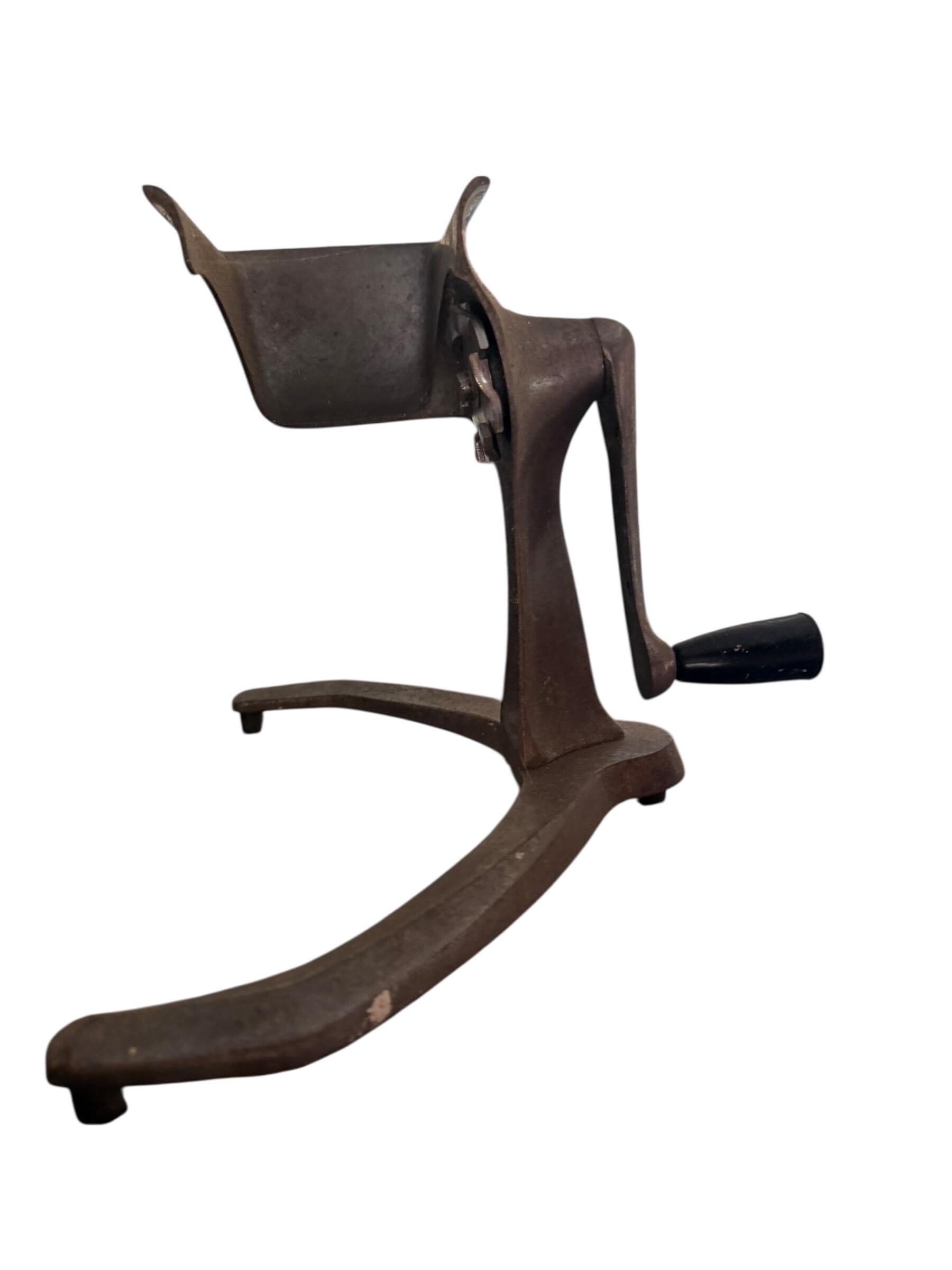 Antique Cast Iron Apple Peeler Frame Primitive Farmhouse Kitchen Decor - Thumbnail 2