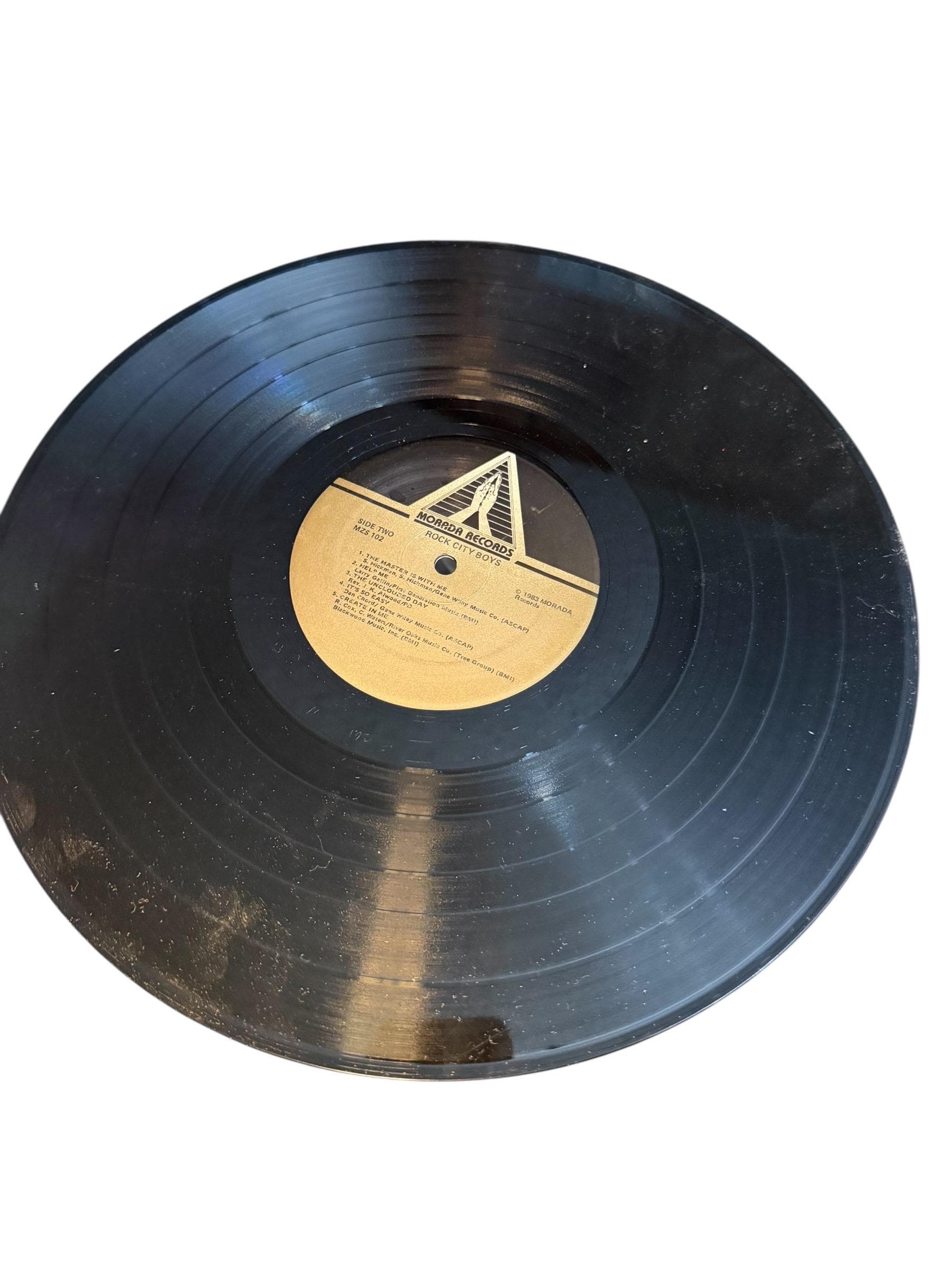 1983 Rock City Boys Vinyl LP, Morada Records Christian Rock Album - Thumbnail 4