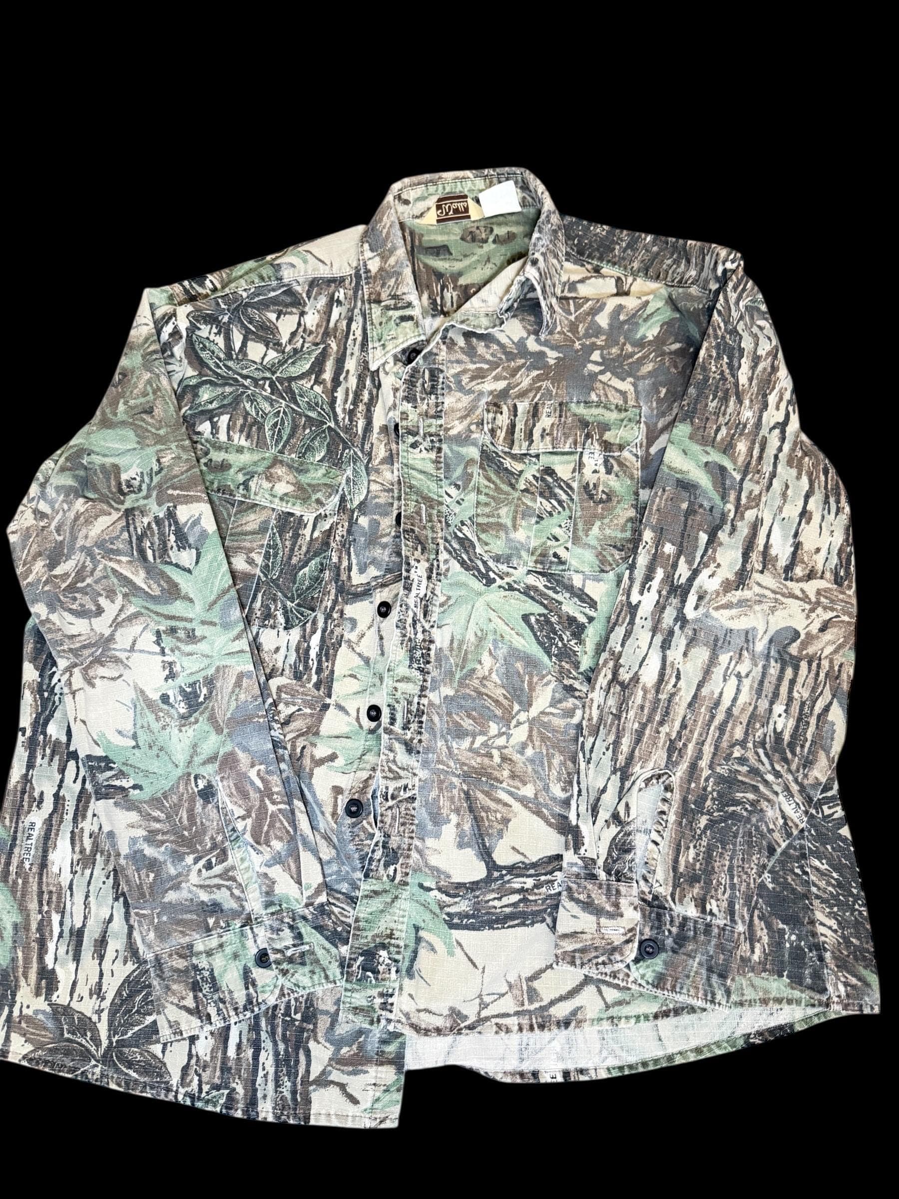 Vintage 90s Walls Realtree Camo Hunting Shirt Men’s XL Outdoor Ripstop - Image 1