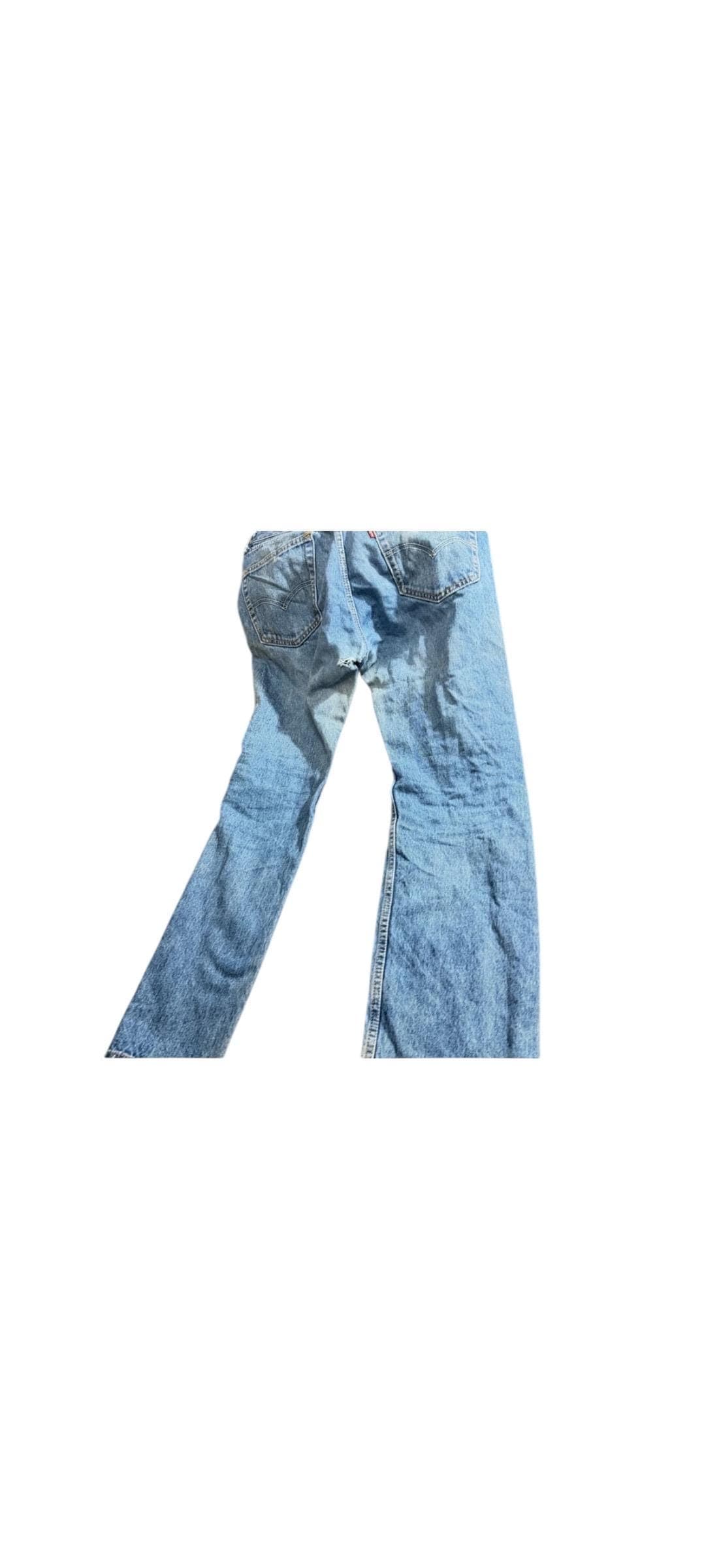 Vintage Levi’s 505 Jeans Men’s 32x30 Blue Straight Leg Denim - Thumbnail 4