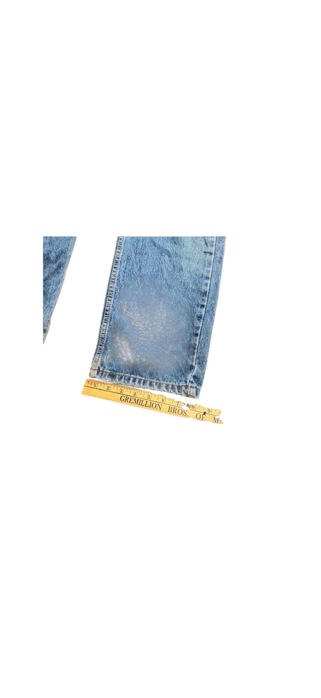 Vintage Levi’s 505 Jeans Men’s 32x30 Blue Straight Leg Denim - Thumbnail 6
