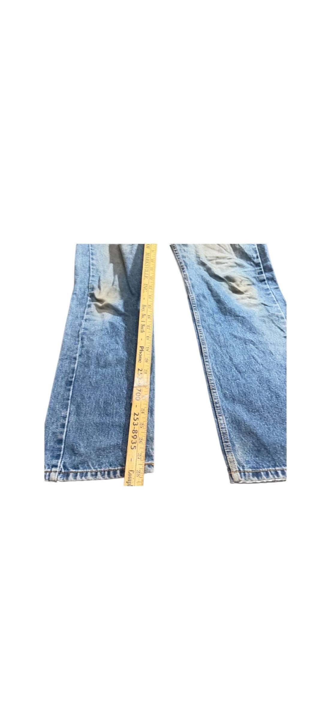 Vintage Levi’s 505 Jeans Men’s 32x30 Blue Straight Leg Denim - Thumbnail 3