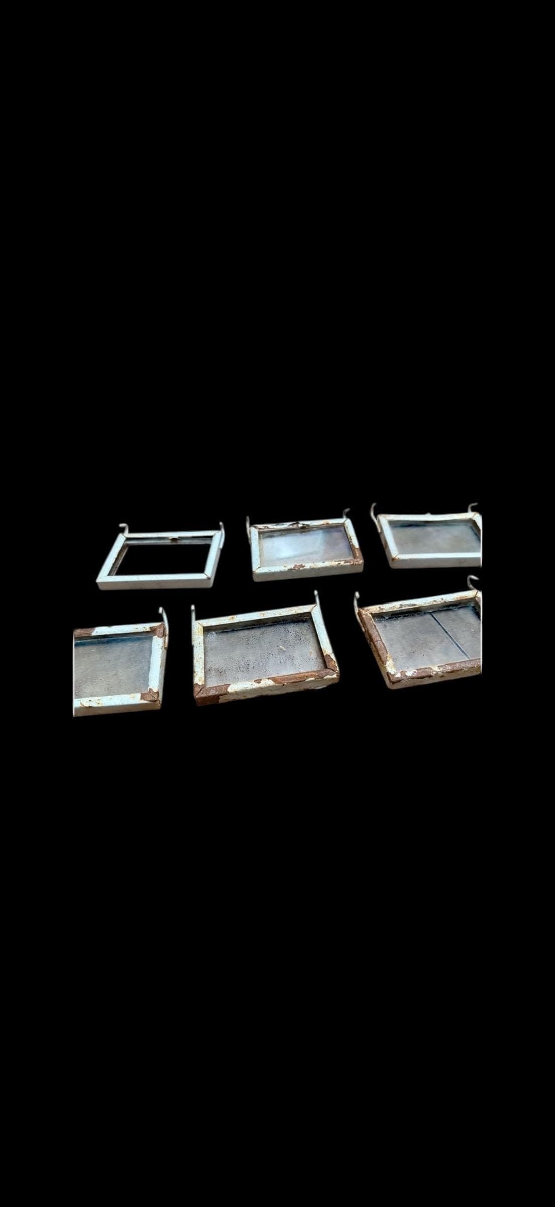 Vintage Stage Light Gel Frames w/ Glass Heat Shields – Lot of 6 - Thumbnail 4