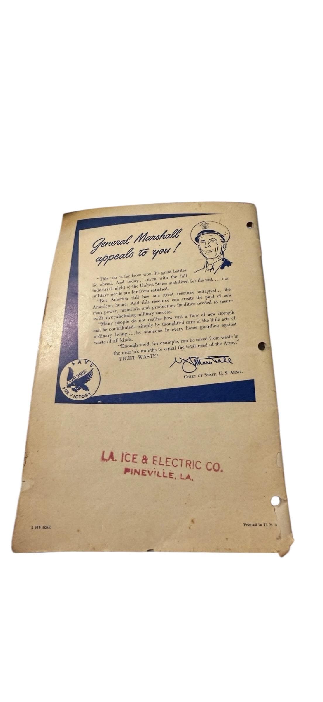 WWII Health for Victory Meal Planning Guides June–Aug 1944 Lot (Westinghouse) - Thumbnail 4