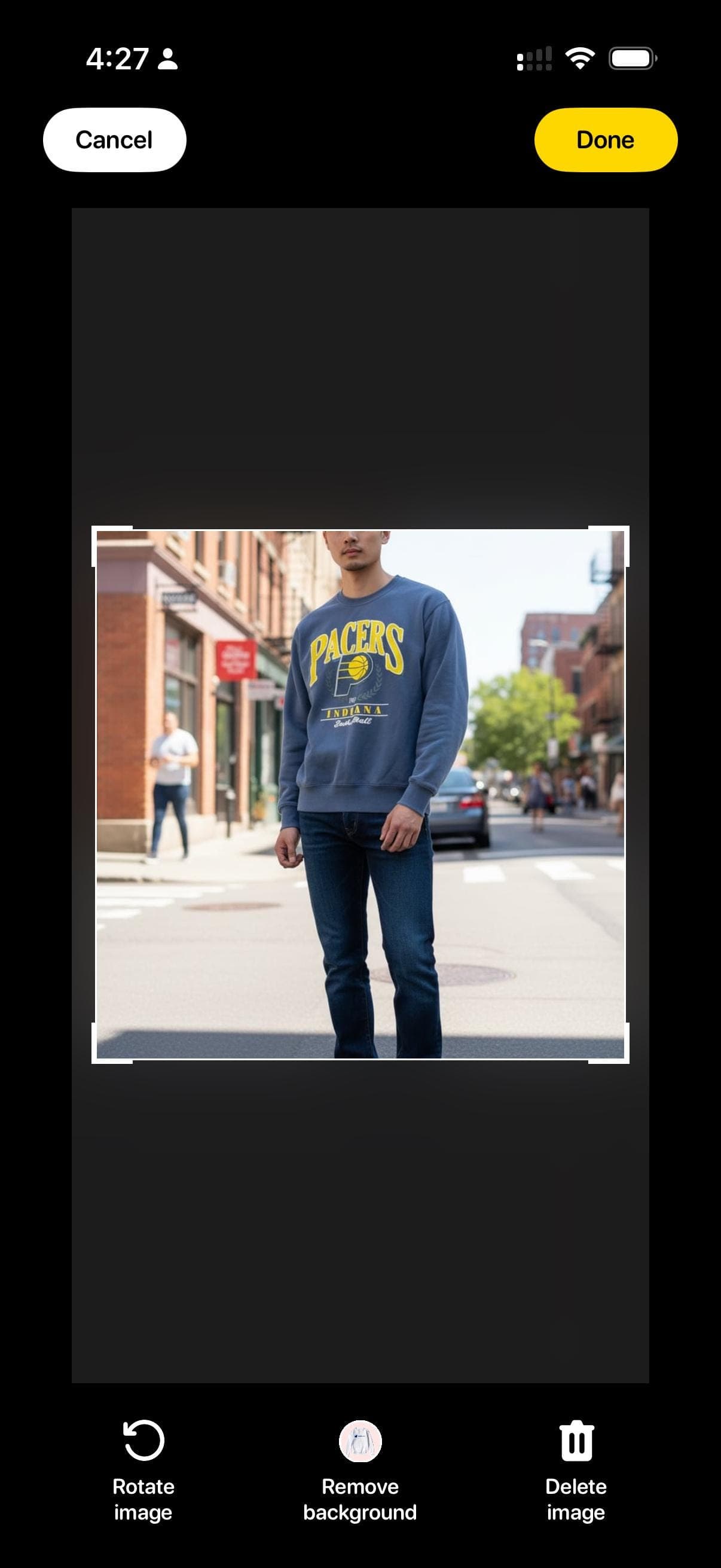 Vintage 1990s Indiana Pacers NBA Graphic Crewneck Sweatshirt - Thumbnail 2