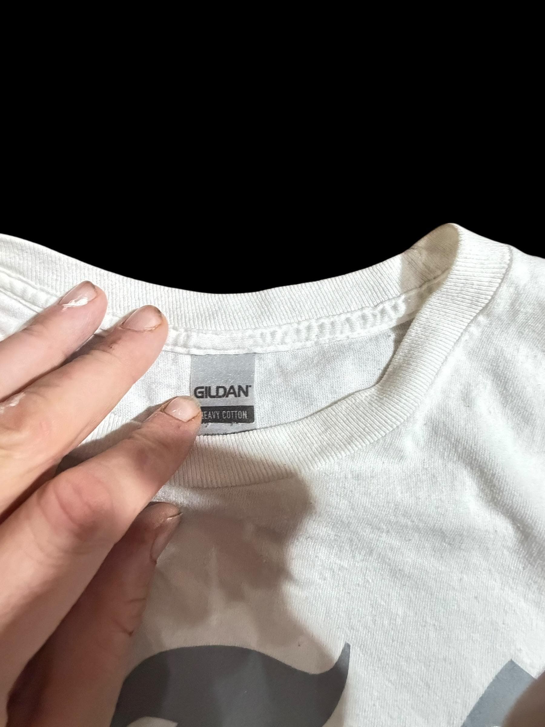 Full Throttle Saloon Sturgis SD Long Sleeve Shirt 2XL White Biker Skull FTS Motorcycle Rally Tee - Thumbnail 3